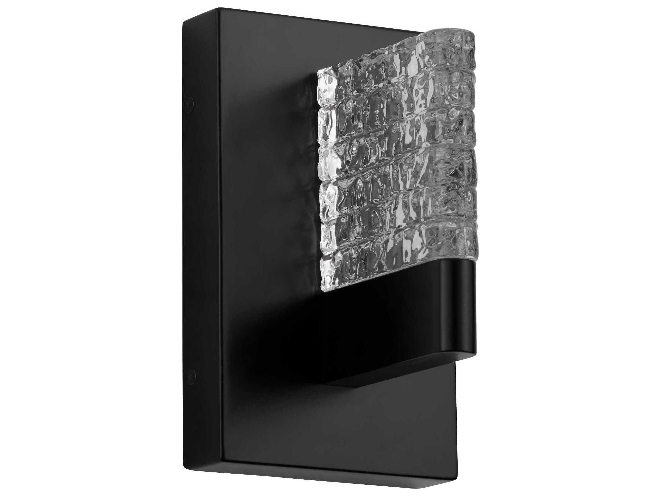 Oxygen by Quorum Gamma 1-Light Black Wall Sconce