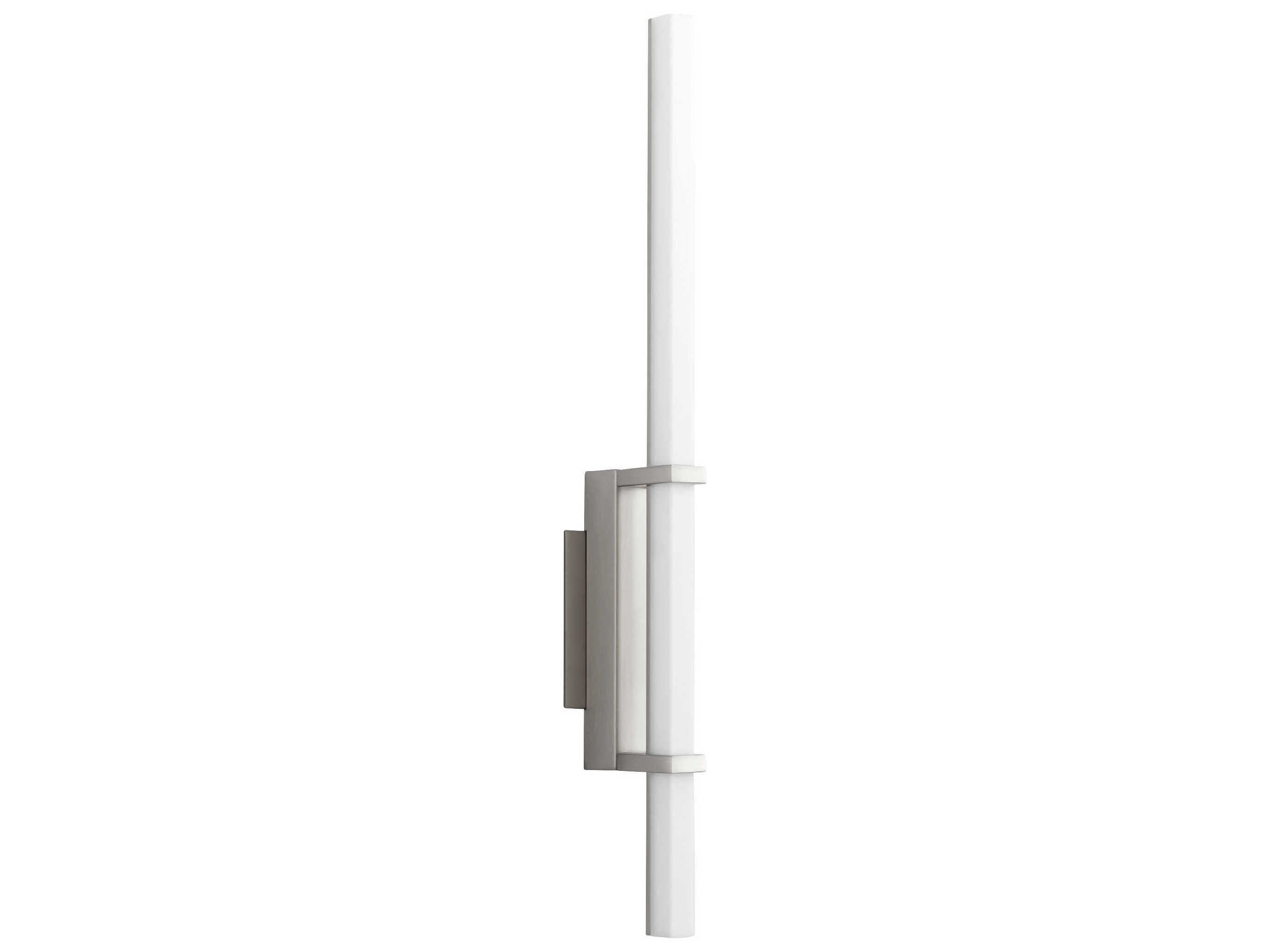 Oxygen by Quorum Wand 1-Light Satin Nickel Wall Sconce