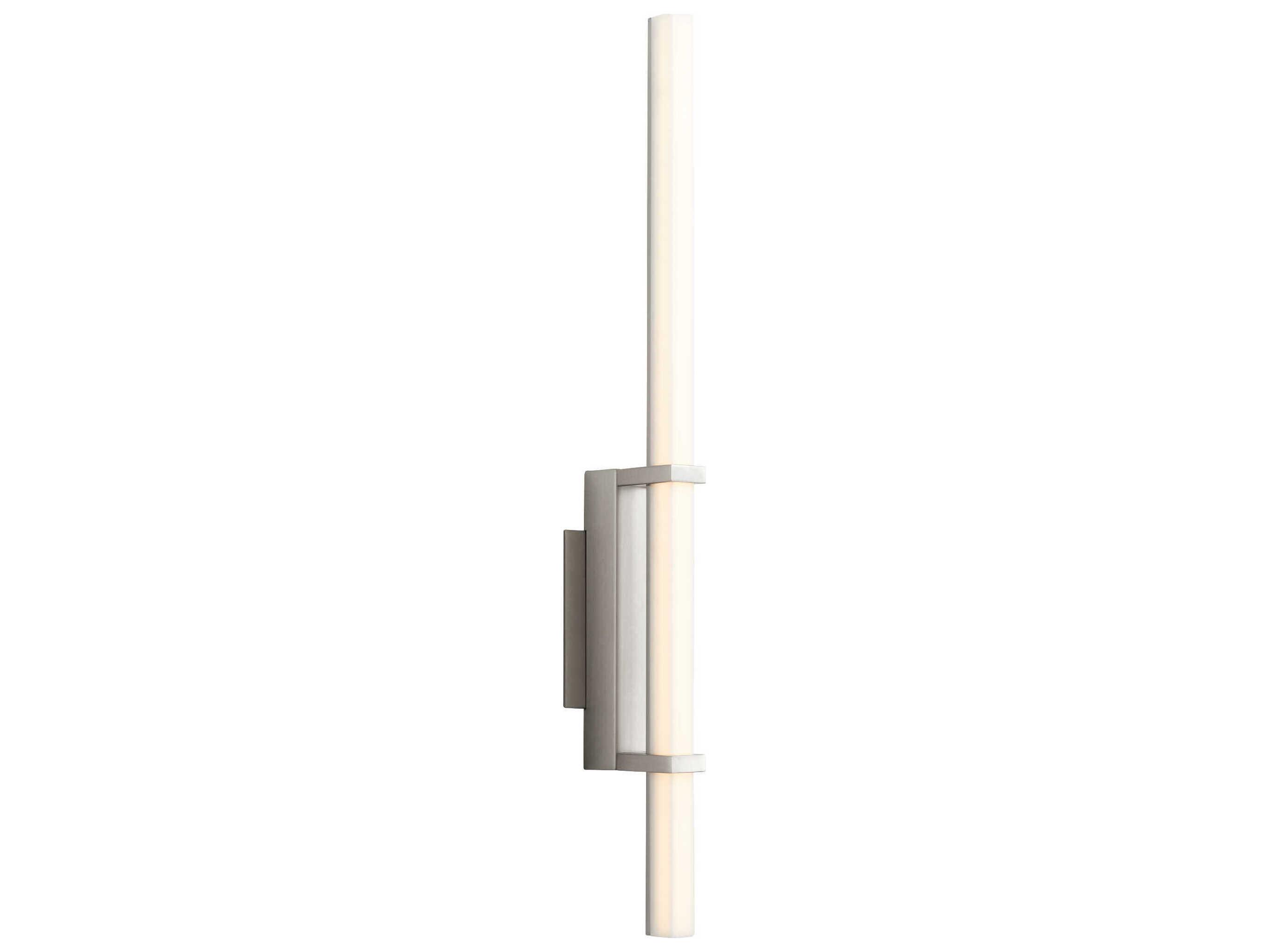 Oxygen by Quorum Wand 1-Light Satin Nickel Wall Sconce