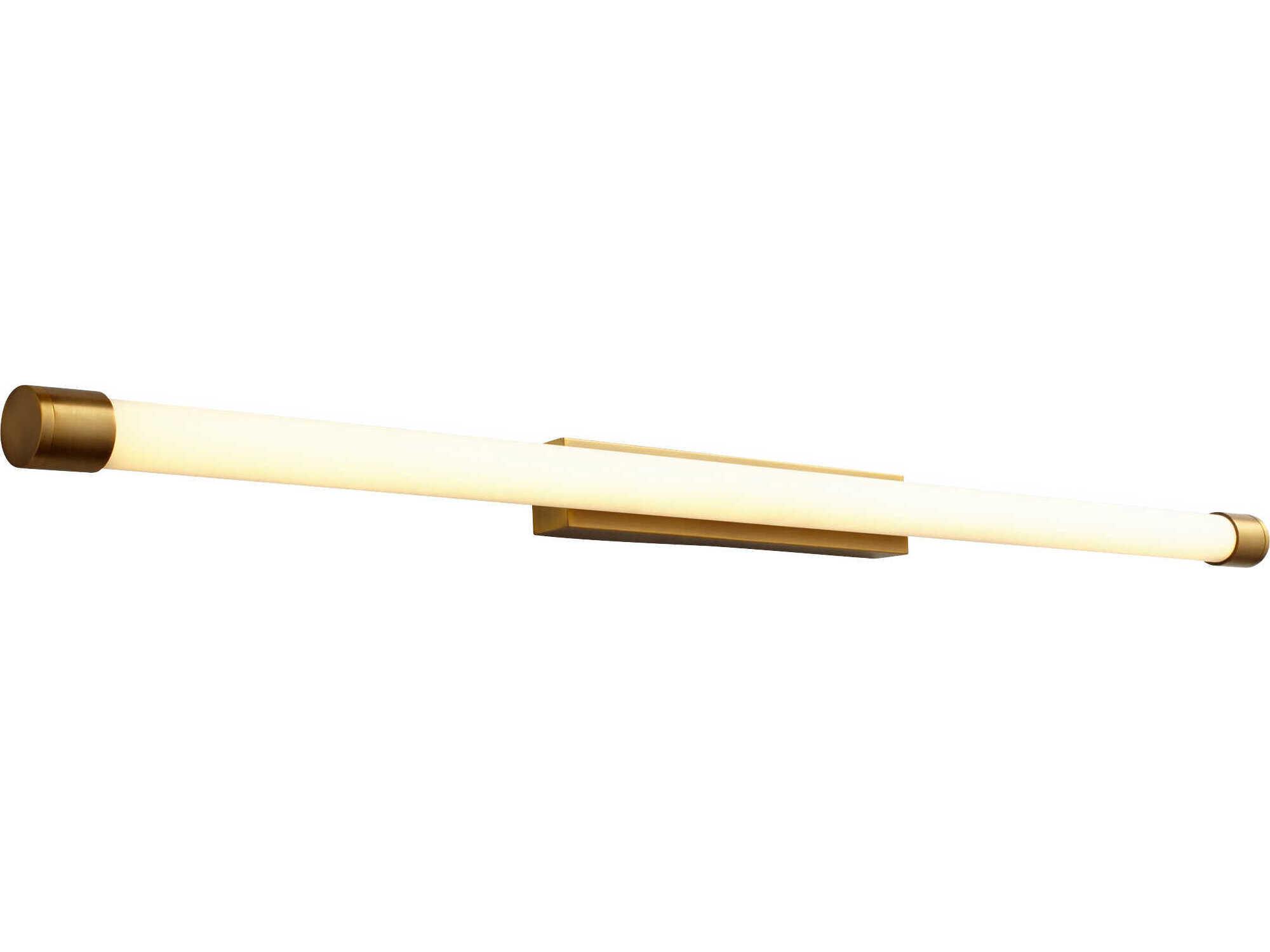 Oxygen by Quorum Zenith-II 2-Light Aged Brass Vanity Light