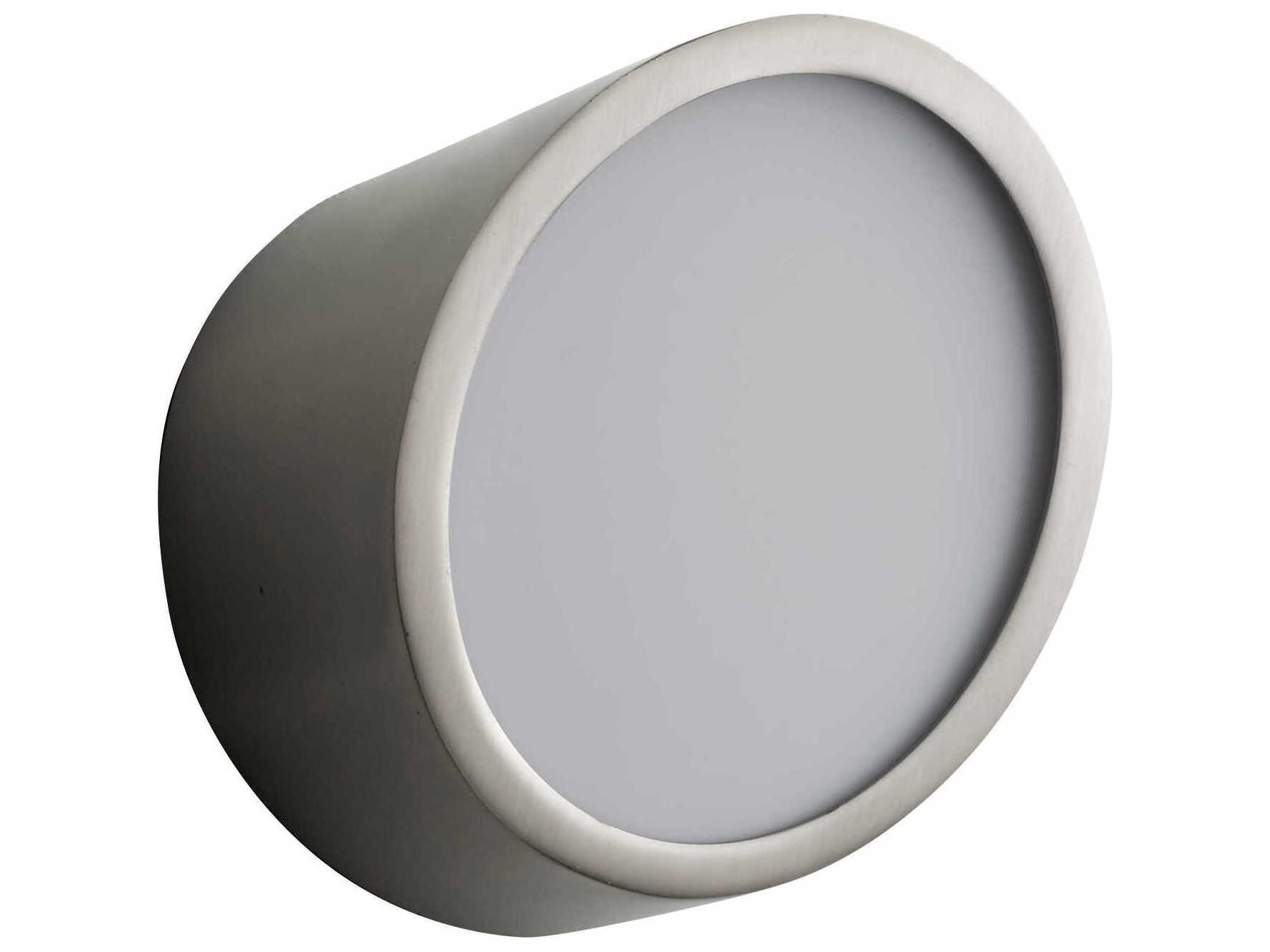 Oxygen by Quorum Zeepers 1-Light Satin Nickel Wall Sconce
