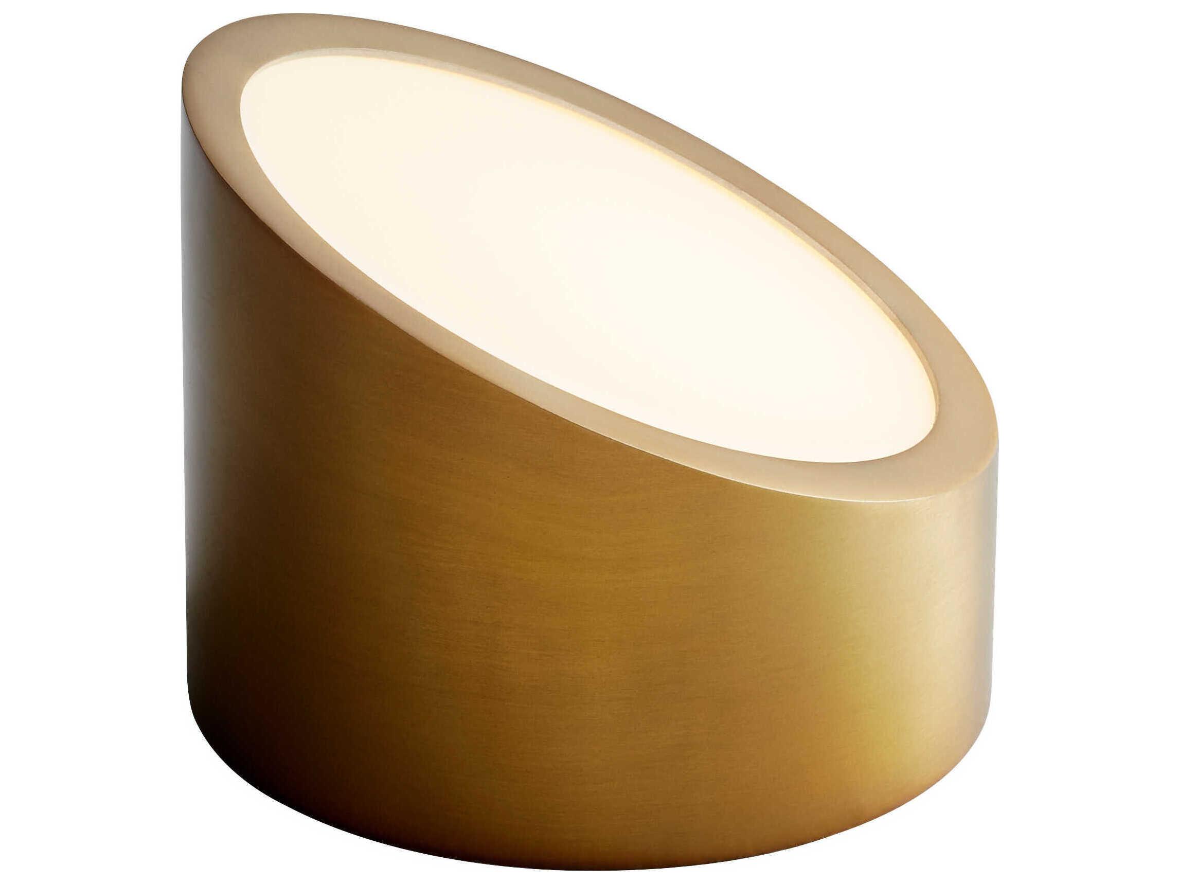 Oxygen by Quorum Zeepers 1-Light Aged Brass Wall Sconce