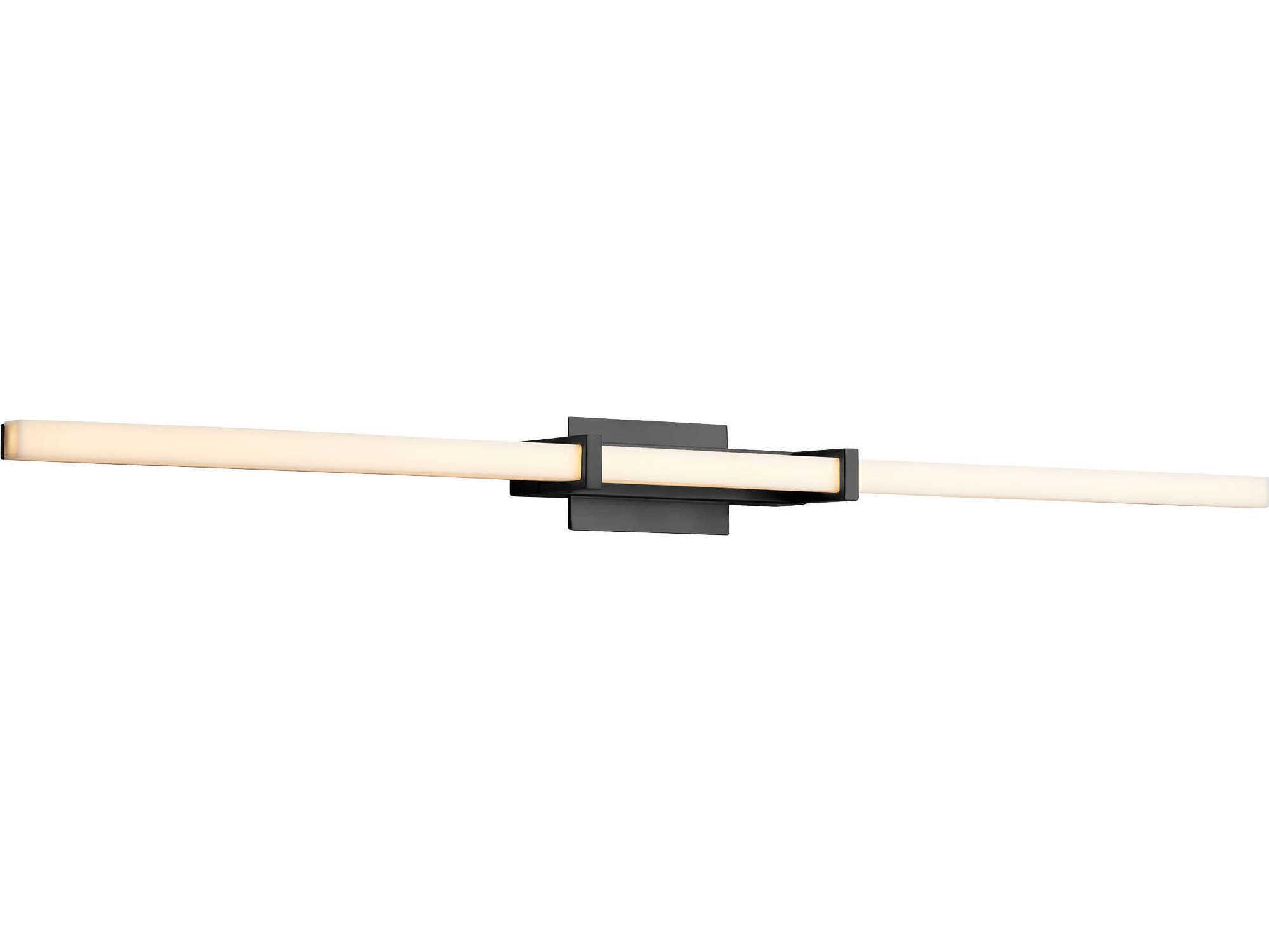 Oxygen by Quorum Wand 1-Light Black Vanity Light