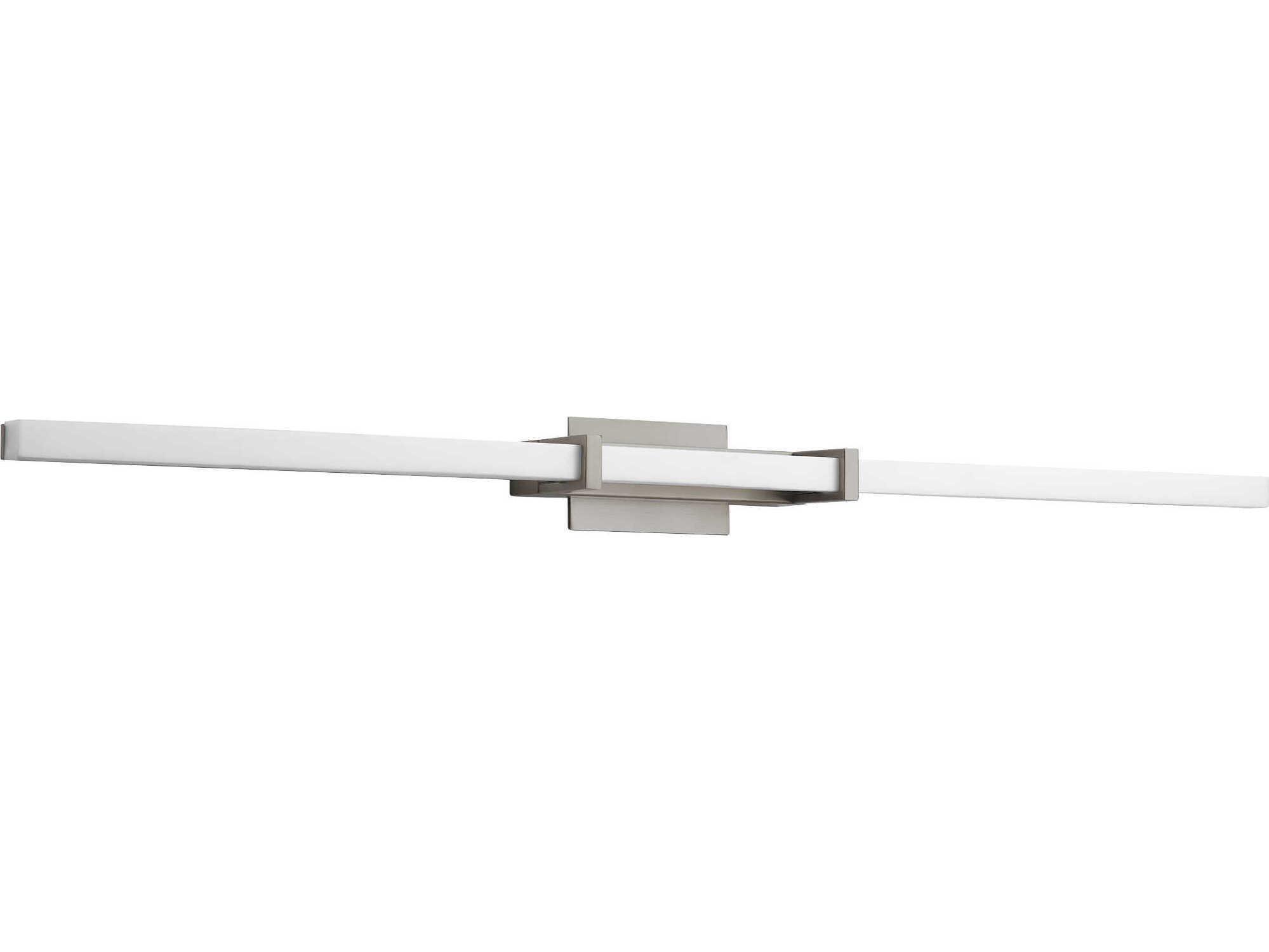 Oxygen by Quorum Wand 1-Light Satin Nickel Vanity Light