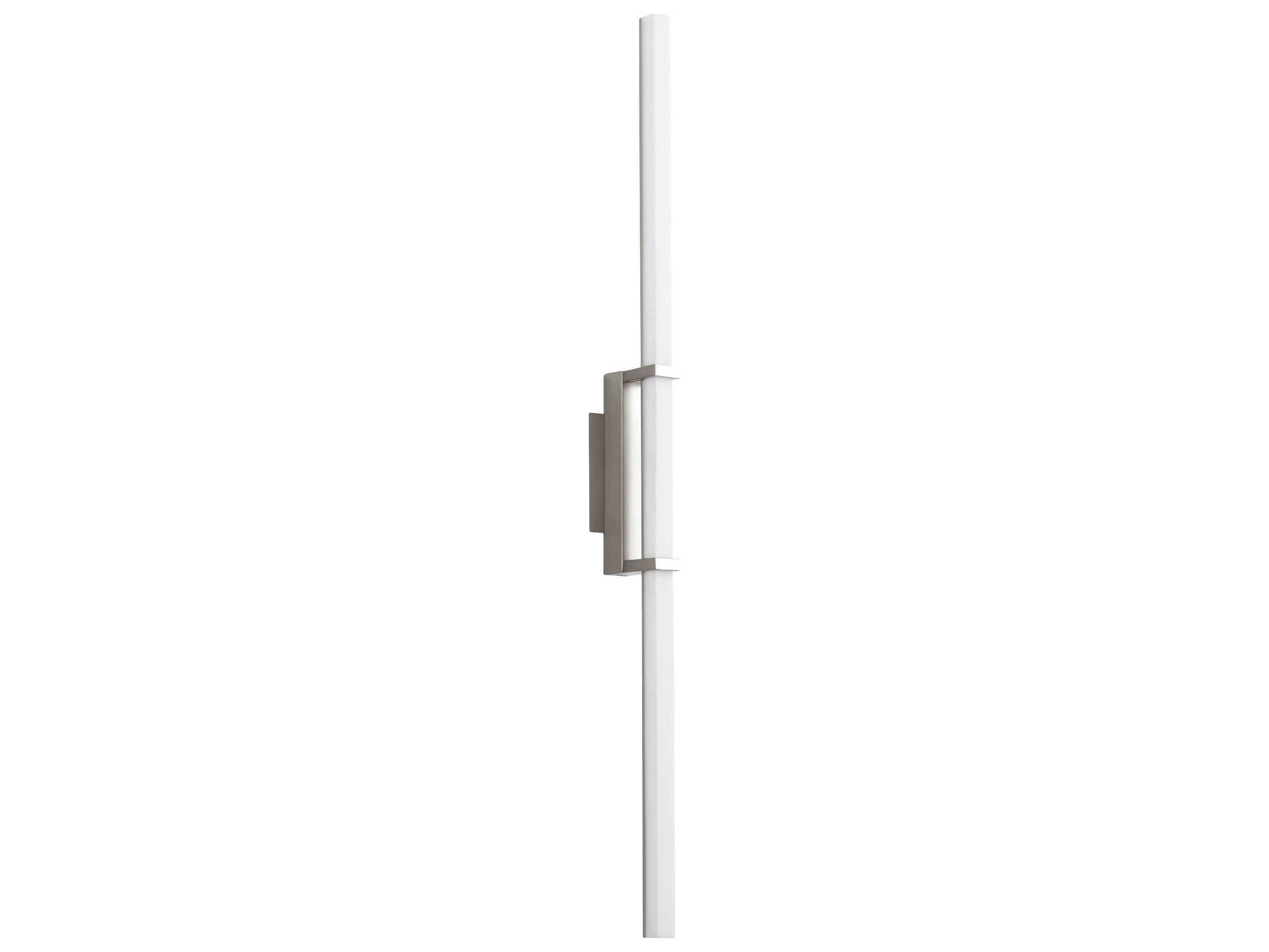 Oxygen by Quorum Wand 1-Light Satin Nickel Vanity Light