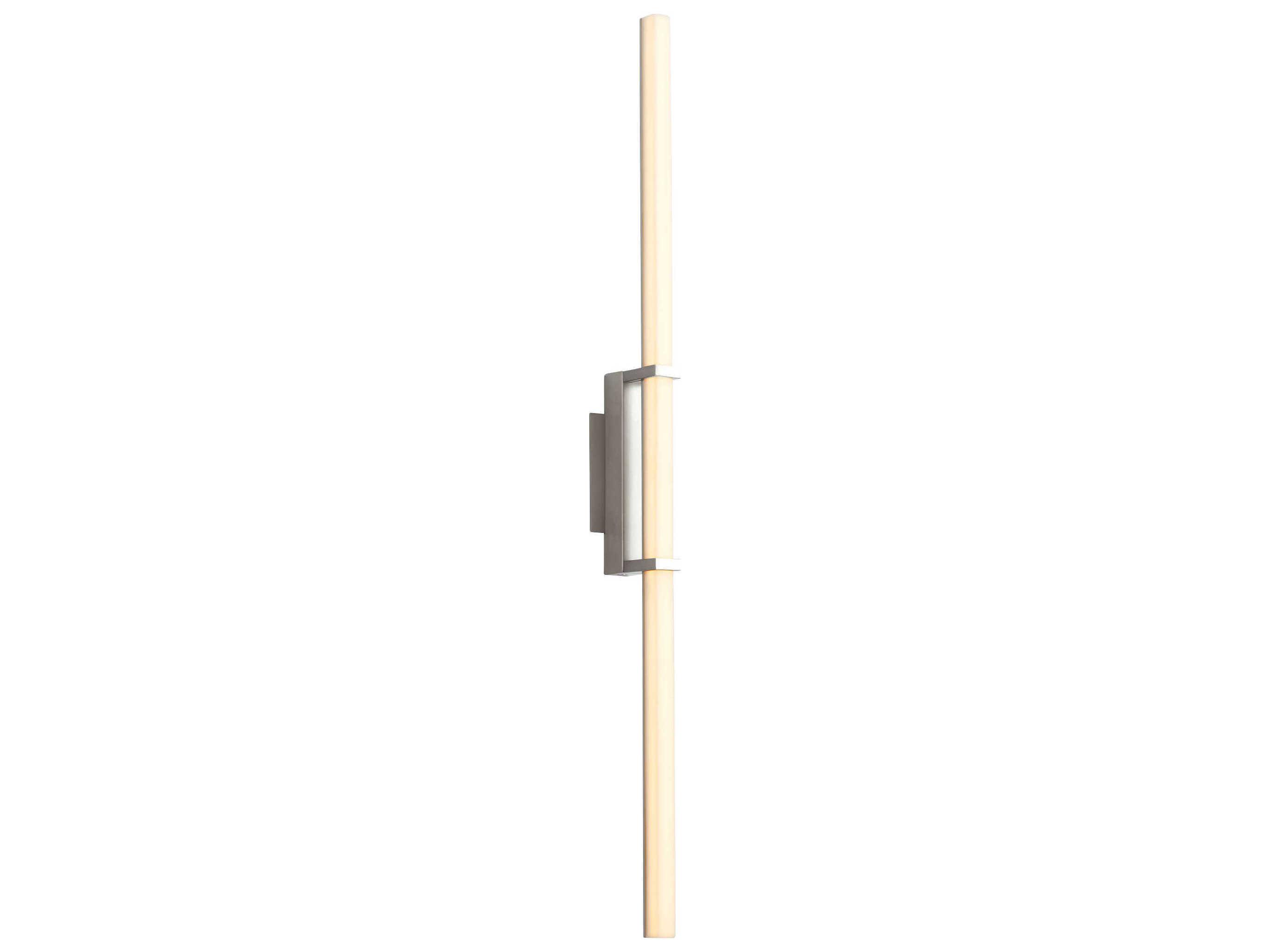 Oxygen by Quorum Wand 1-Light Satin Nickel Vanity Light