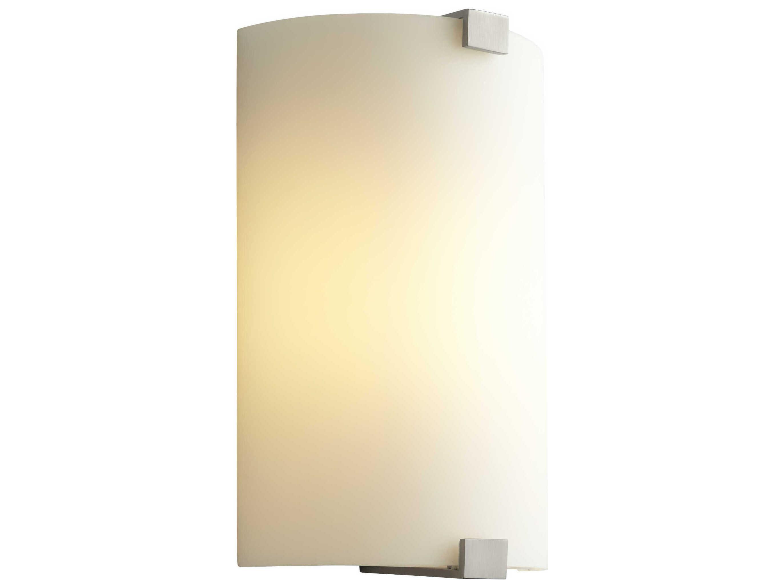 Oxygen by Quorum Siren 1-Light Satin Nickel Wall Sconce
