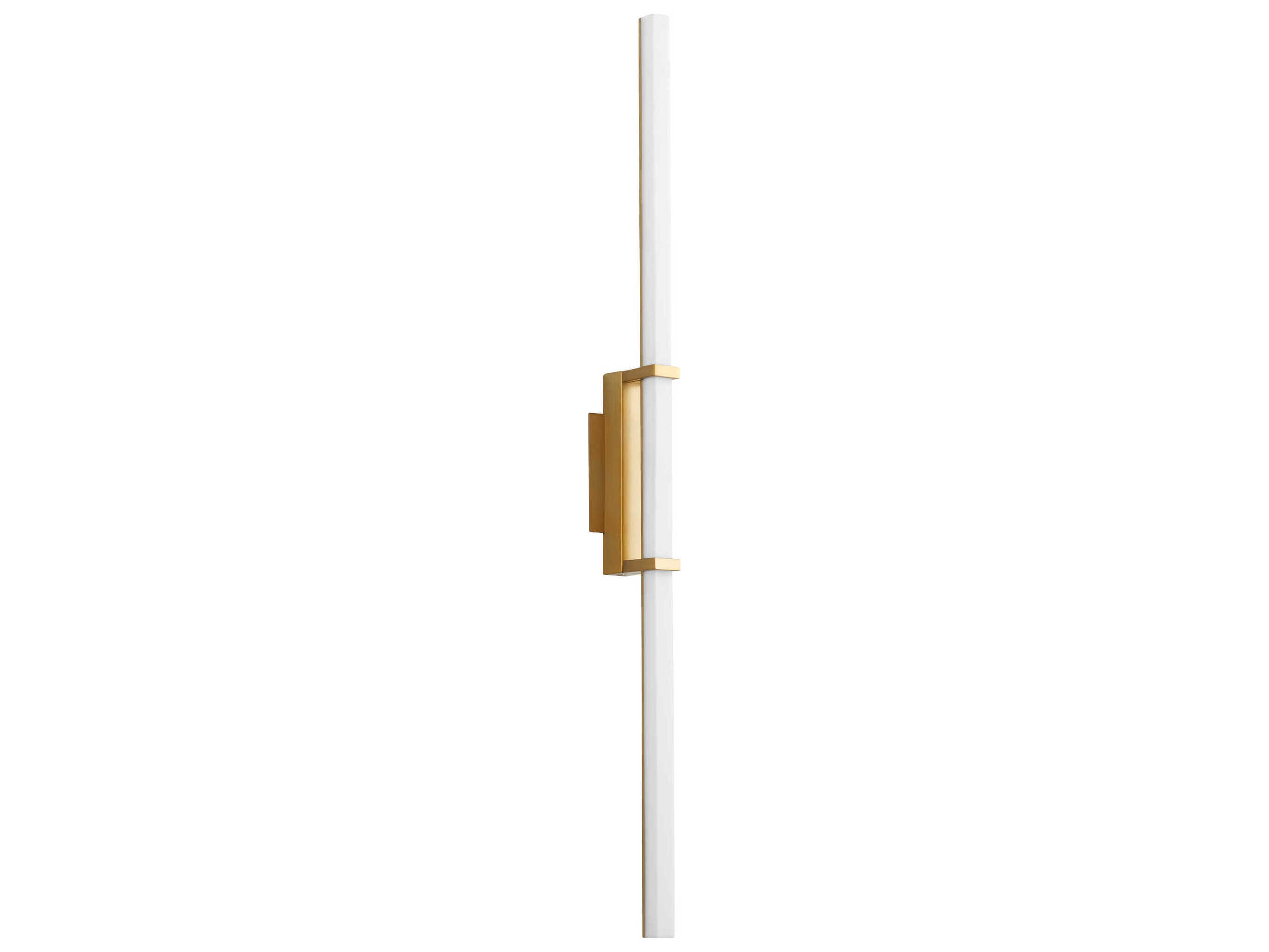 Oxygen by Quorum Wand 1-Light Aged Brass Vanity Light