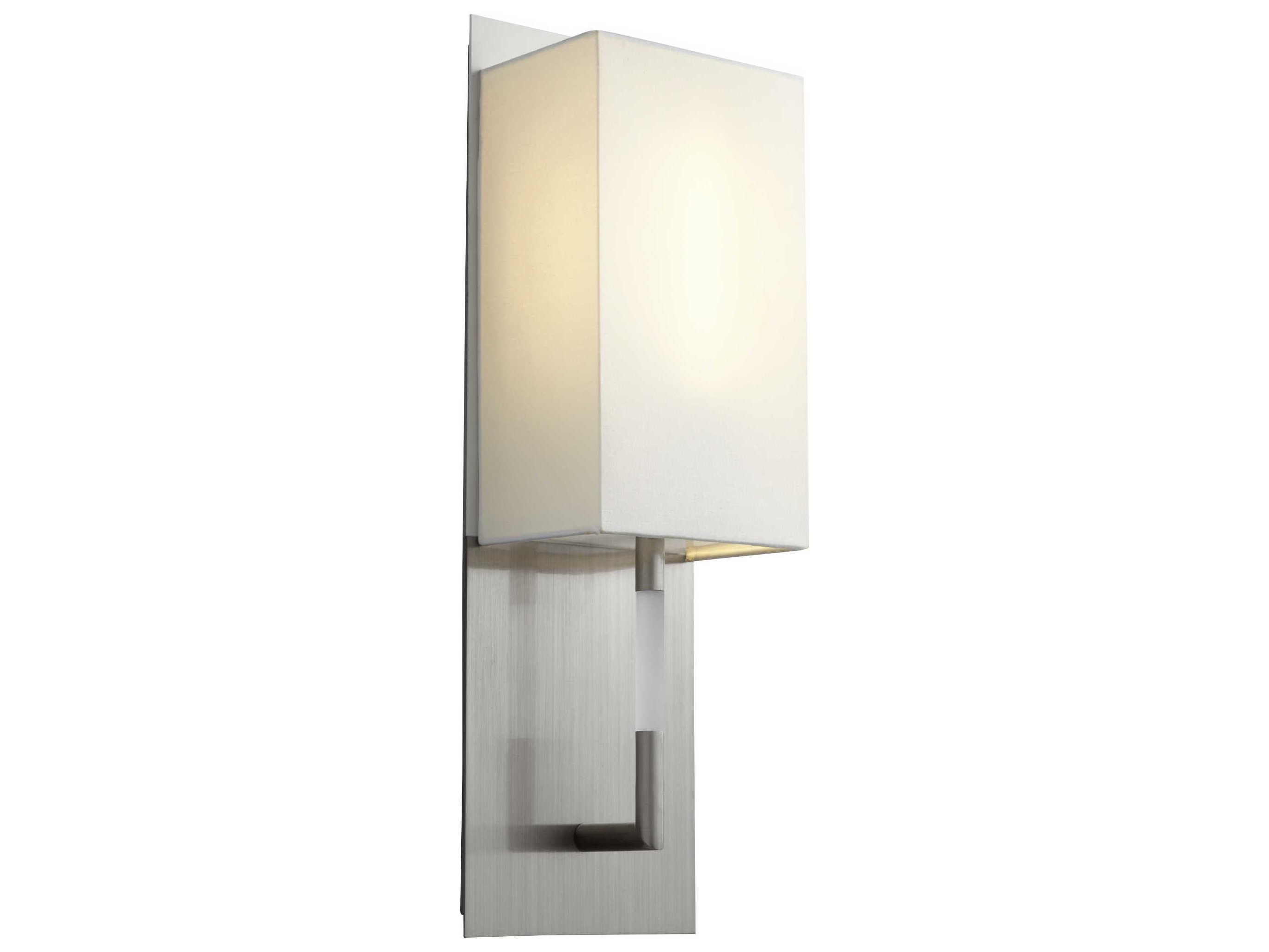 Oxygen by Quorum Epoch 1-Light Satin Nickel Wall Sconce