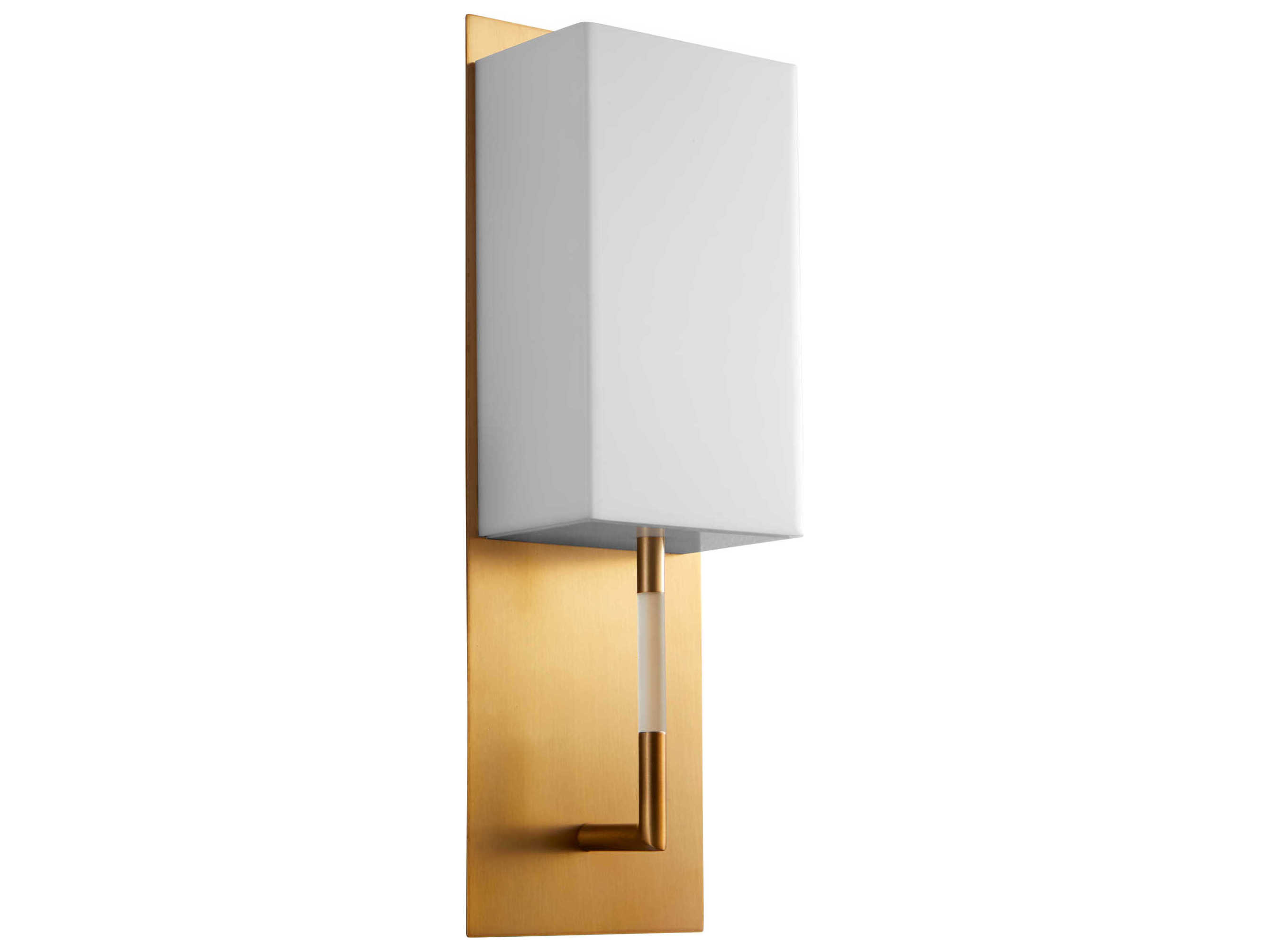 Oxygen by Quorum Epoch 1-Light Aged Brass Wall Sconce