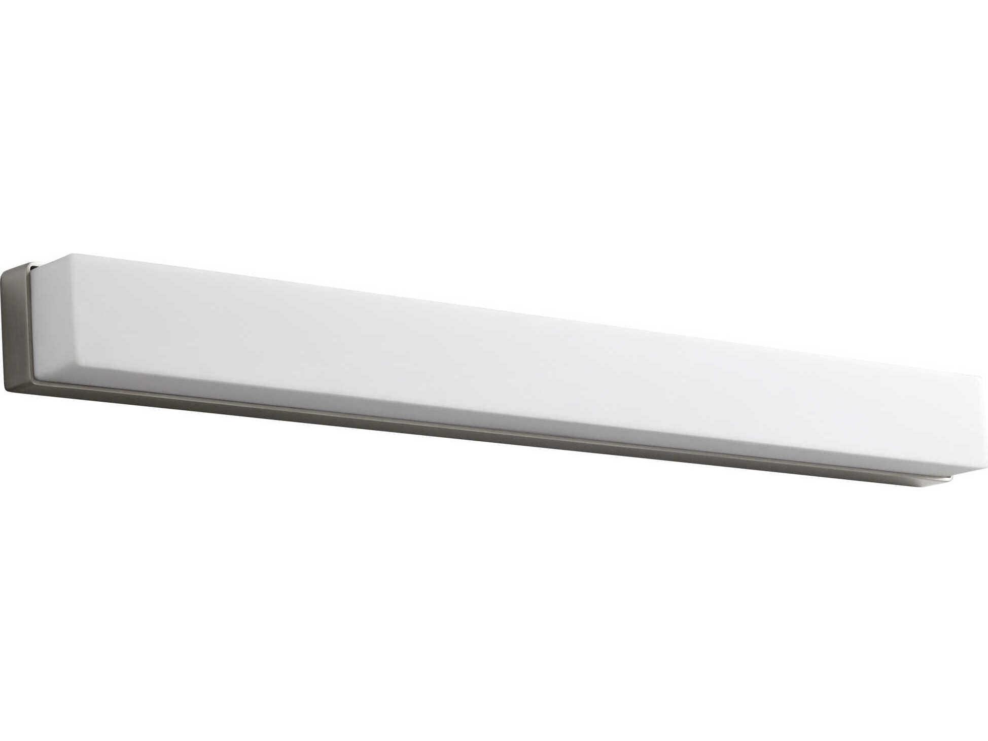 Oxygen by Quorum Adagio 1-Light Satin Nickel Vanity Light