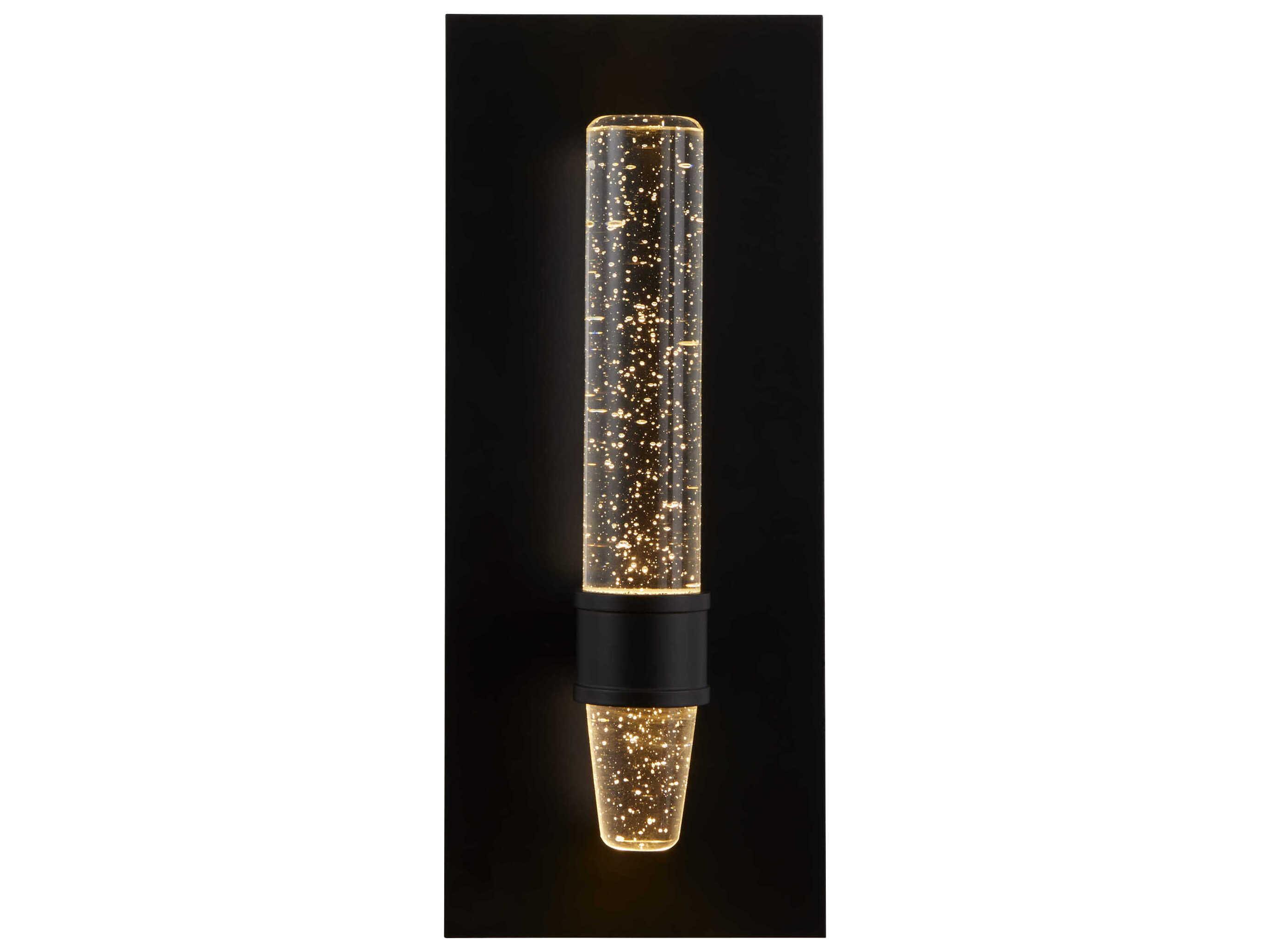 Oxygen by Quorum Ethos 1-Light Black Wall Sconce