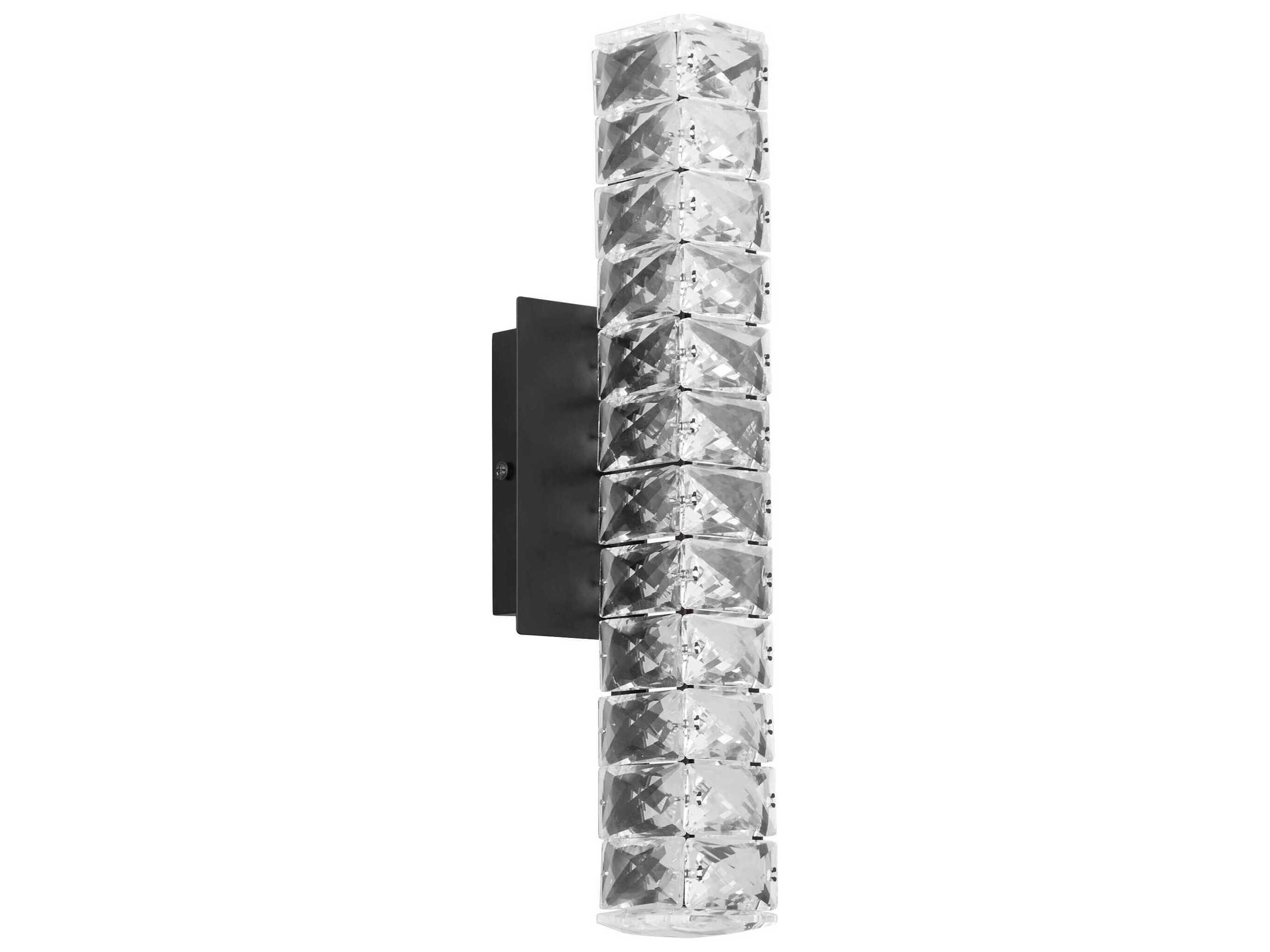 Oxygen by Quorum Elan 1-Light Black Wall Sconce