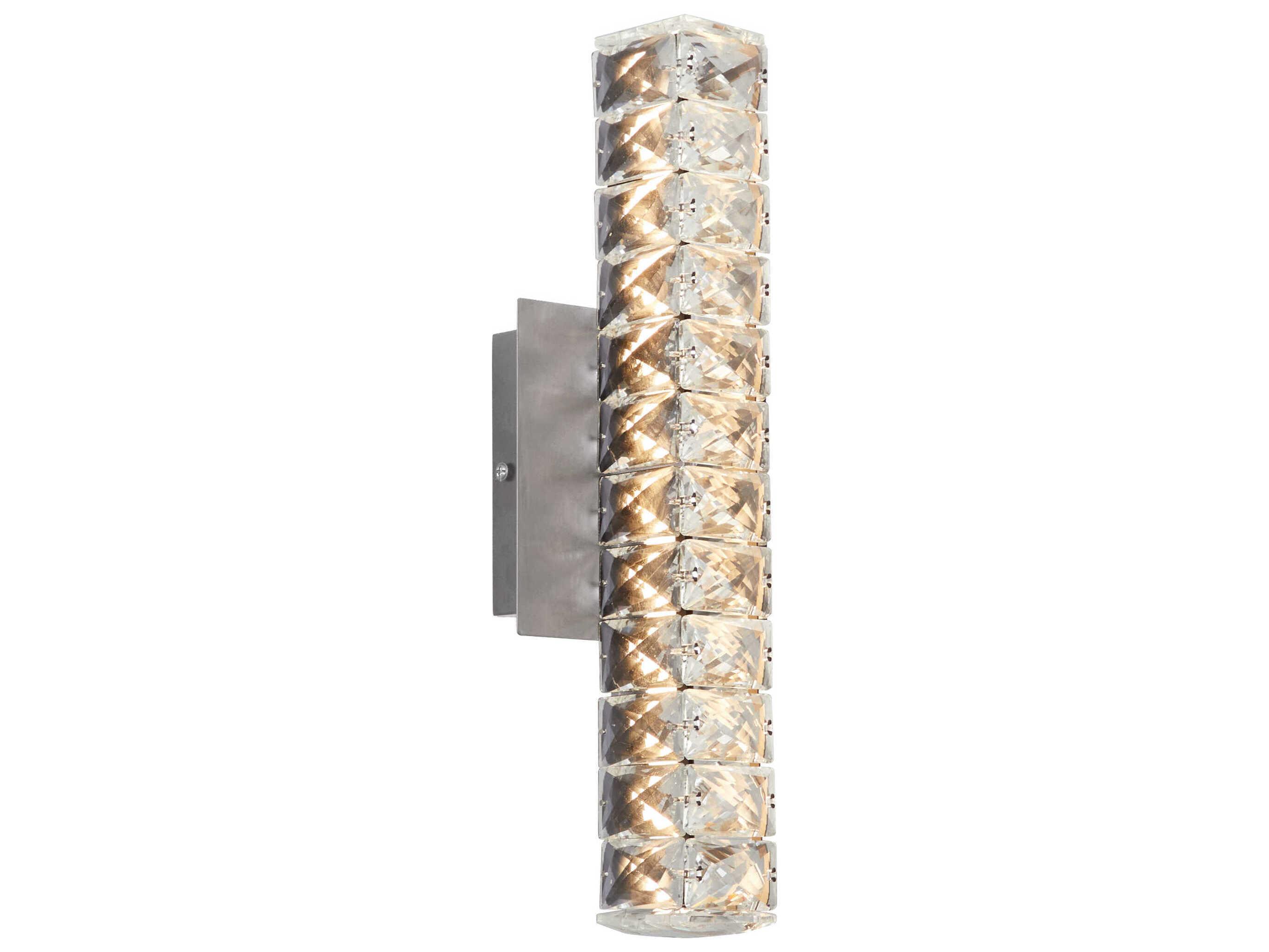 Oxygen by Quorum Elan 1-Light Satin Nickel Wall Sconce