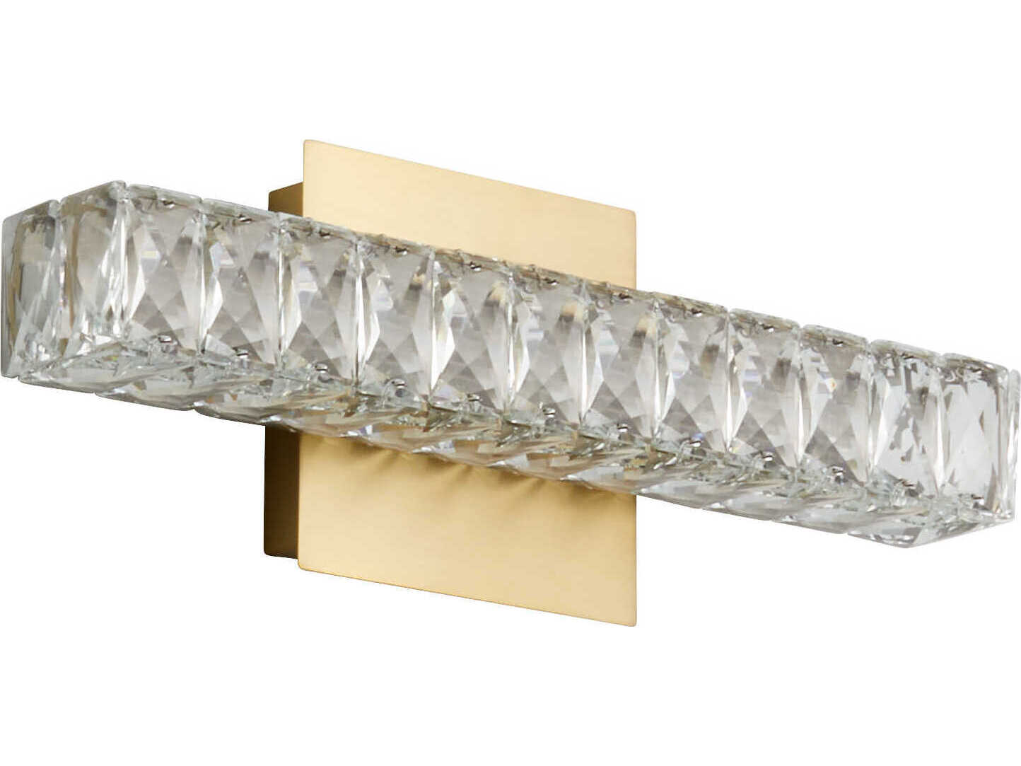 Oxygen by Quorum Elan 1-Light Aged Brass Wall Sconce