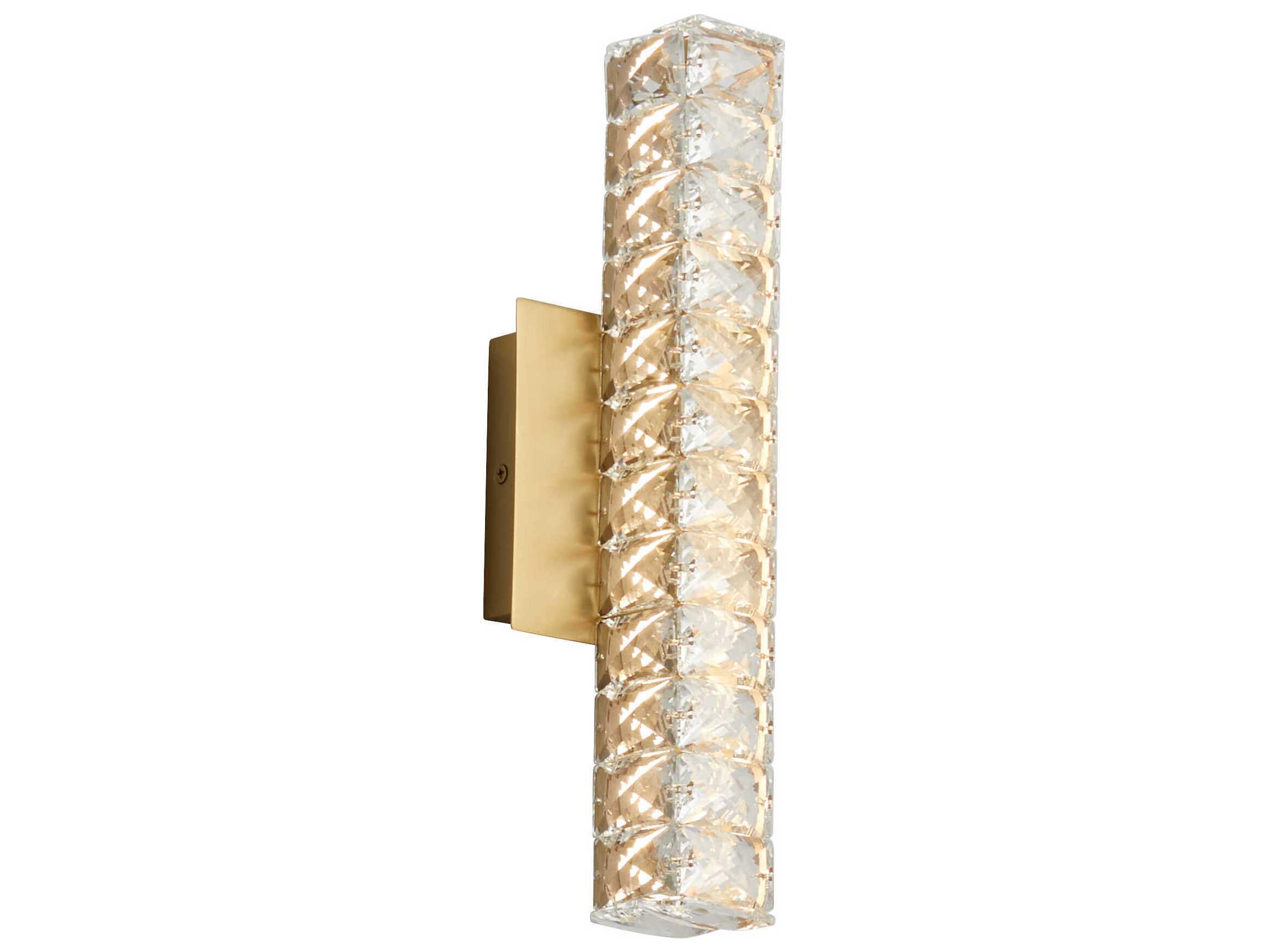 Oxygen by Quorum Elan 1-Light Aged Brass Wall Sconce