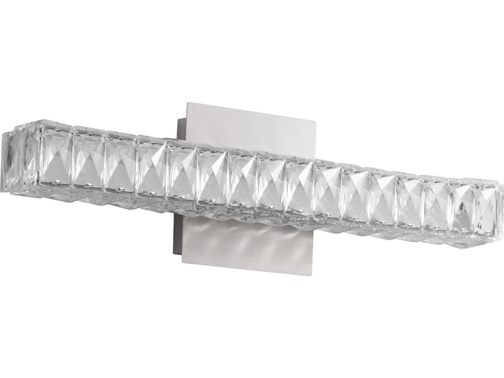 Oxygen by Quorum Elan 1-Light Satin Nickel Vanity Light