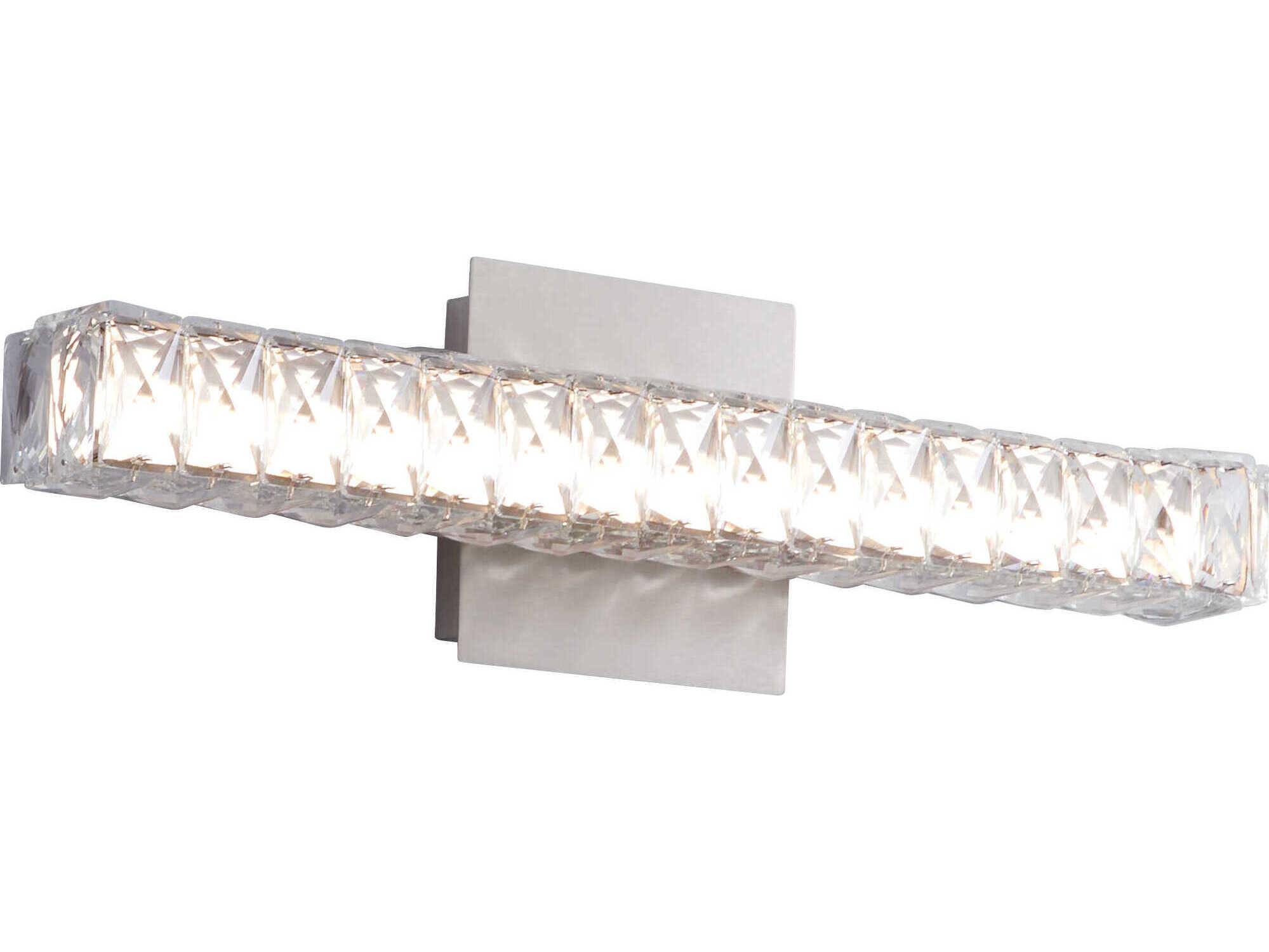 Oxygen by Quorum Elan 1-Light Satin Nickel Vanity Light