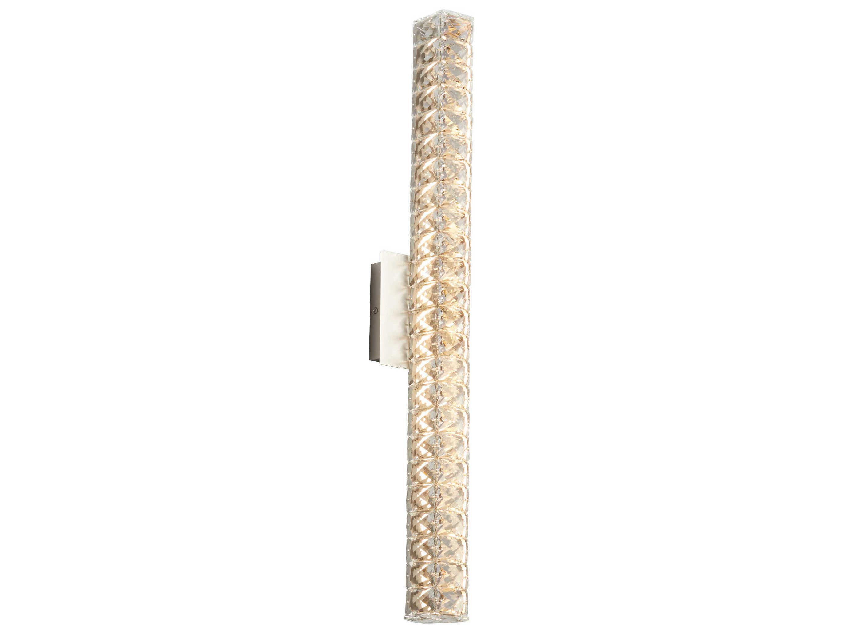 Oxygen by Quorum Elan 2-Light Satin Nickel Vanity Light