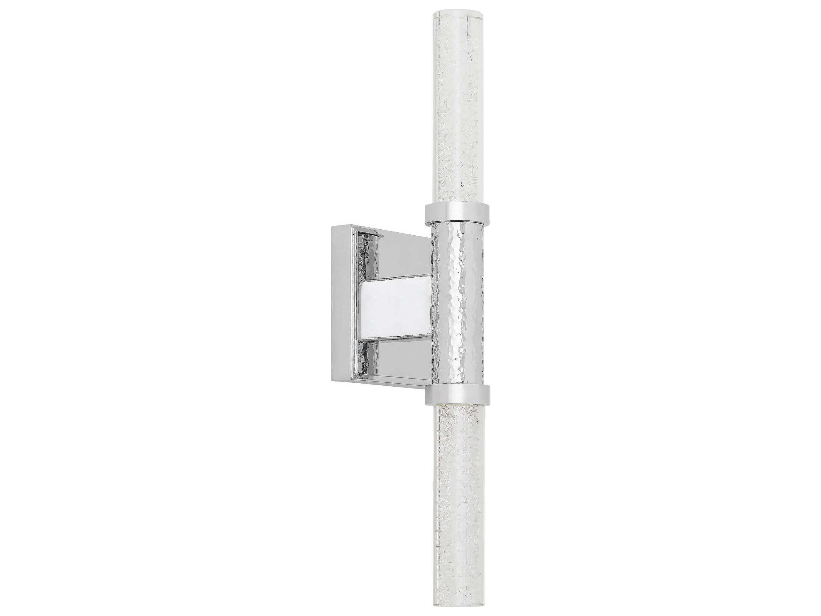 Oxygen by Quorum Monet 2-Light Polished Chrome Wall Sconce