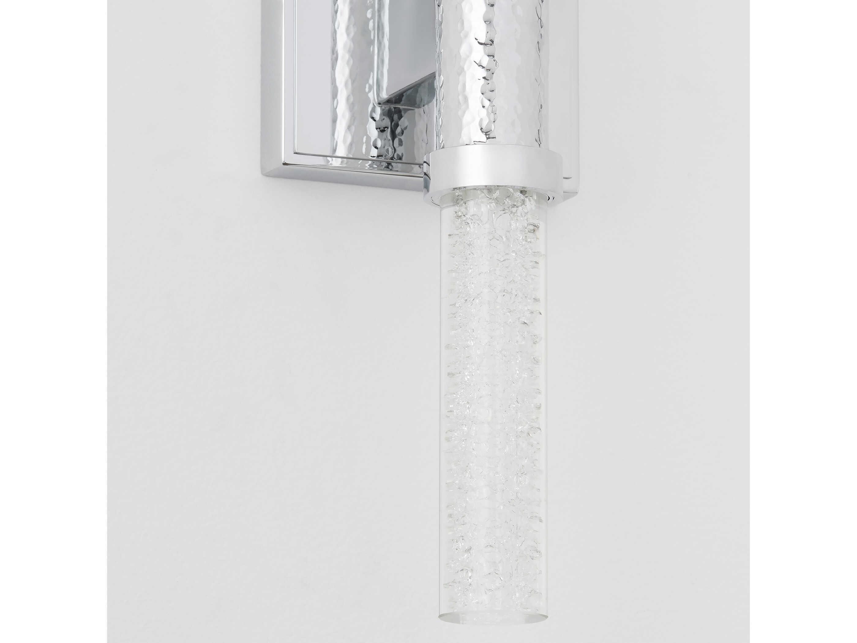 Oxygen by Quorum Monet 2-Light Polished Chrome Wall Sconce