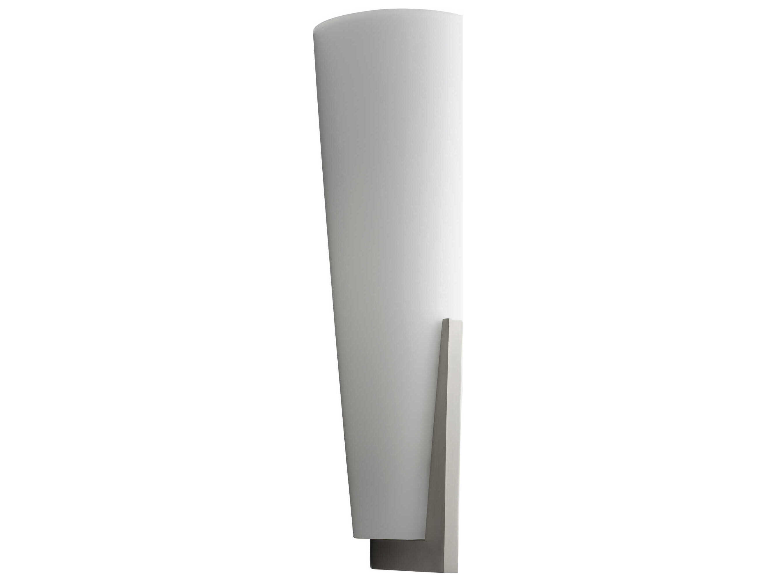 Oxygen by Quorum Songbird 1-Light Satin Nickel Wall Sconce