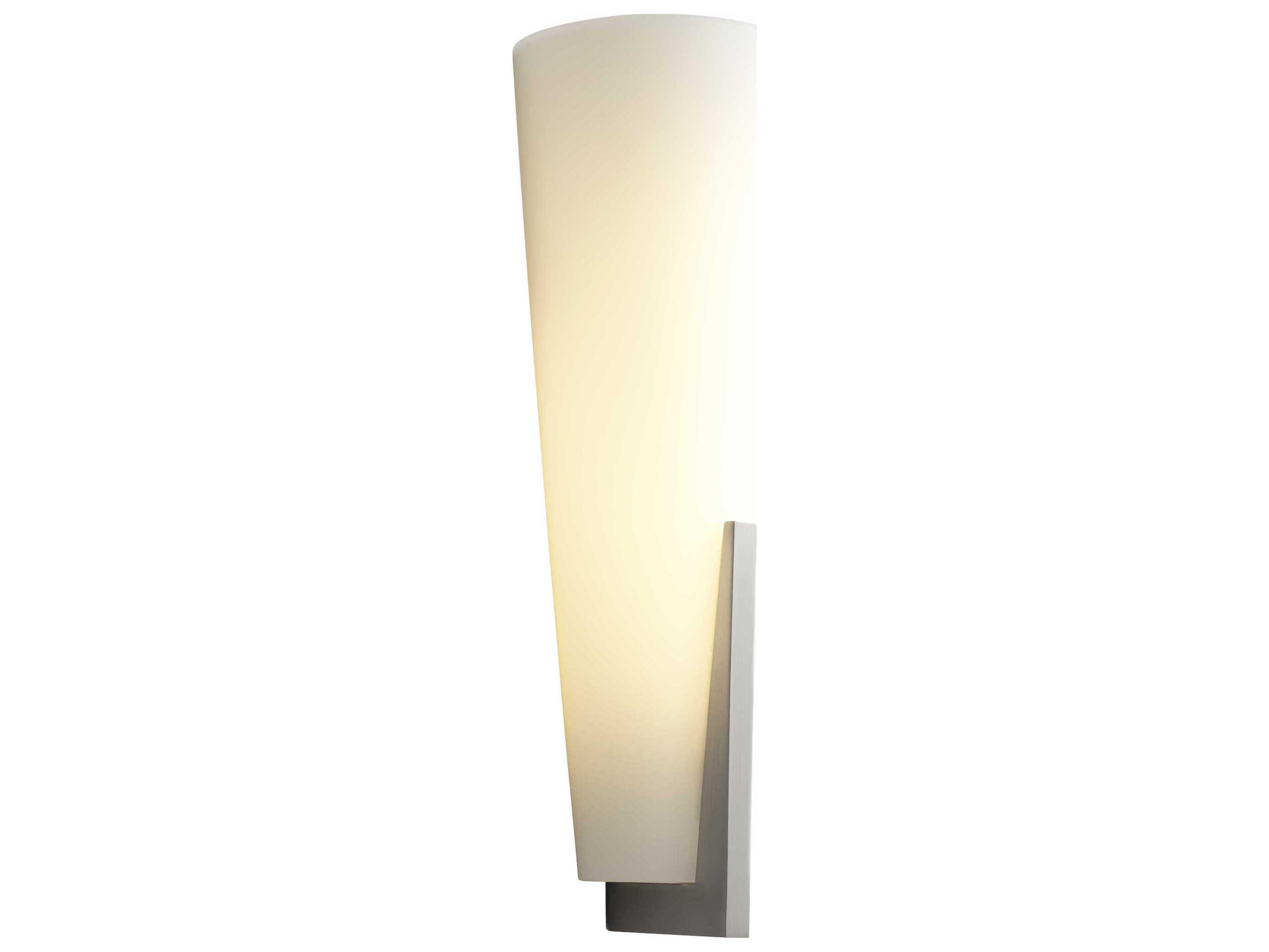 Oxygen by Quorum Songbird 1-Light Satin Nickel Wall Sconce