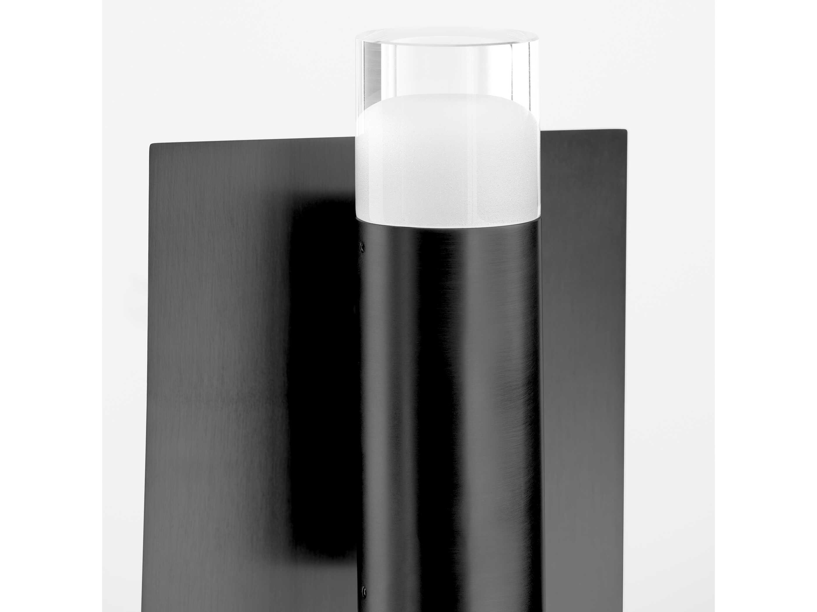 Oxygen by Quorum Alarum 2-Light Black Wall Sconce