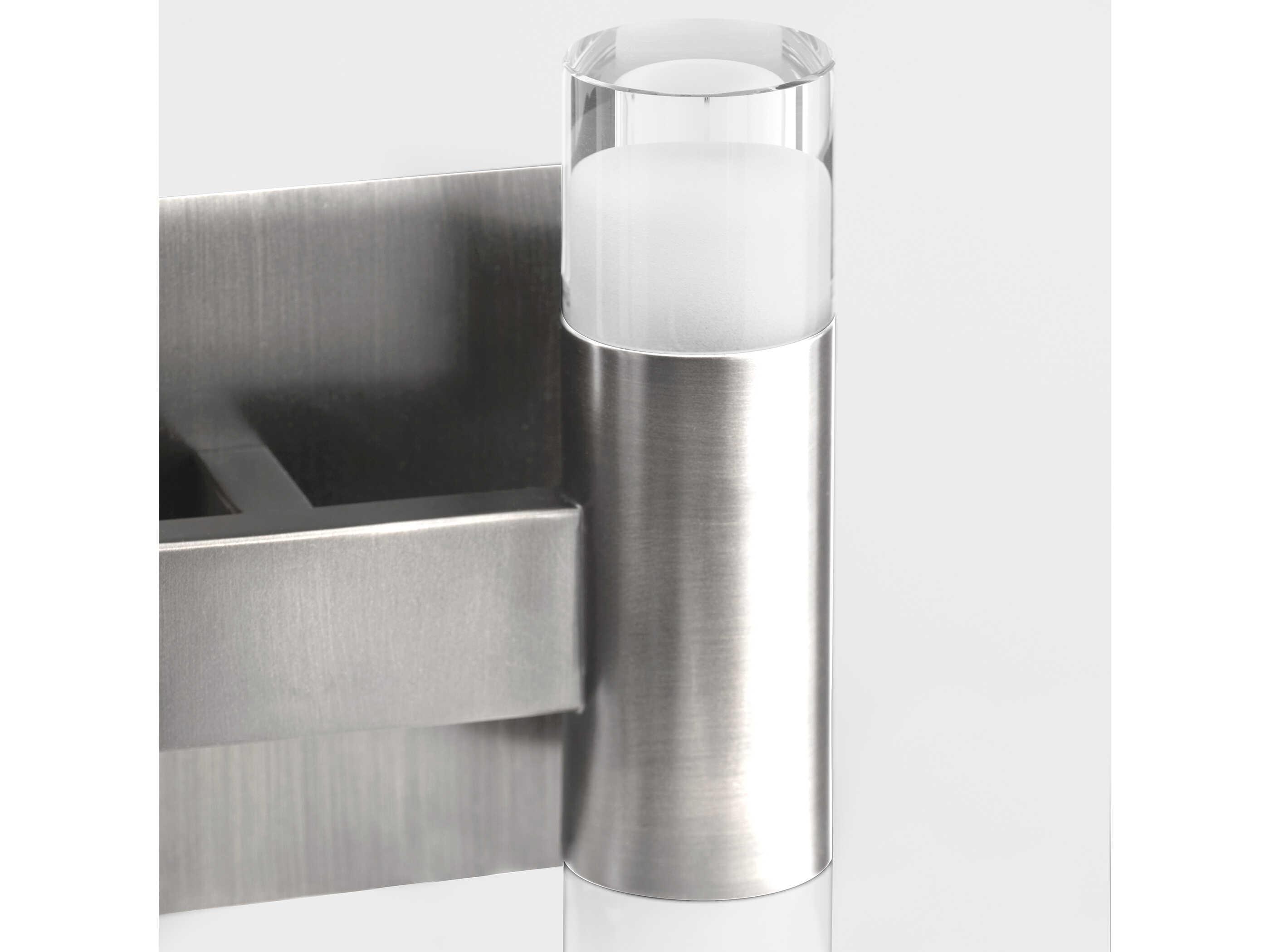 Oxygen by Quorum Alarum 6-Light Satin Nickel Vanity Light