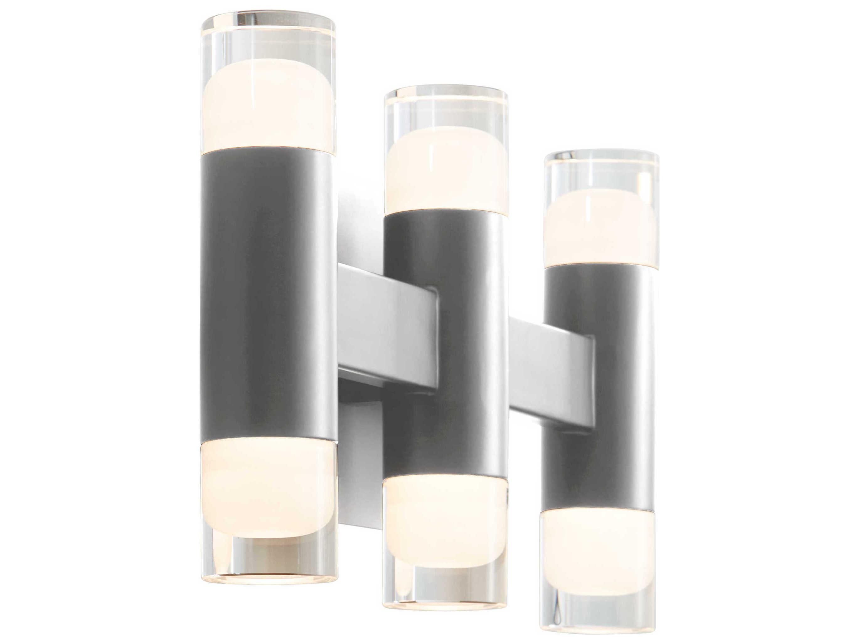 Oxygen by Quorum Alarum 6-Light Satin Nickel Vanity Light