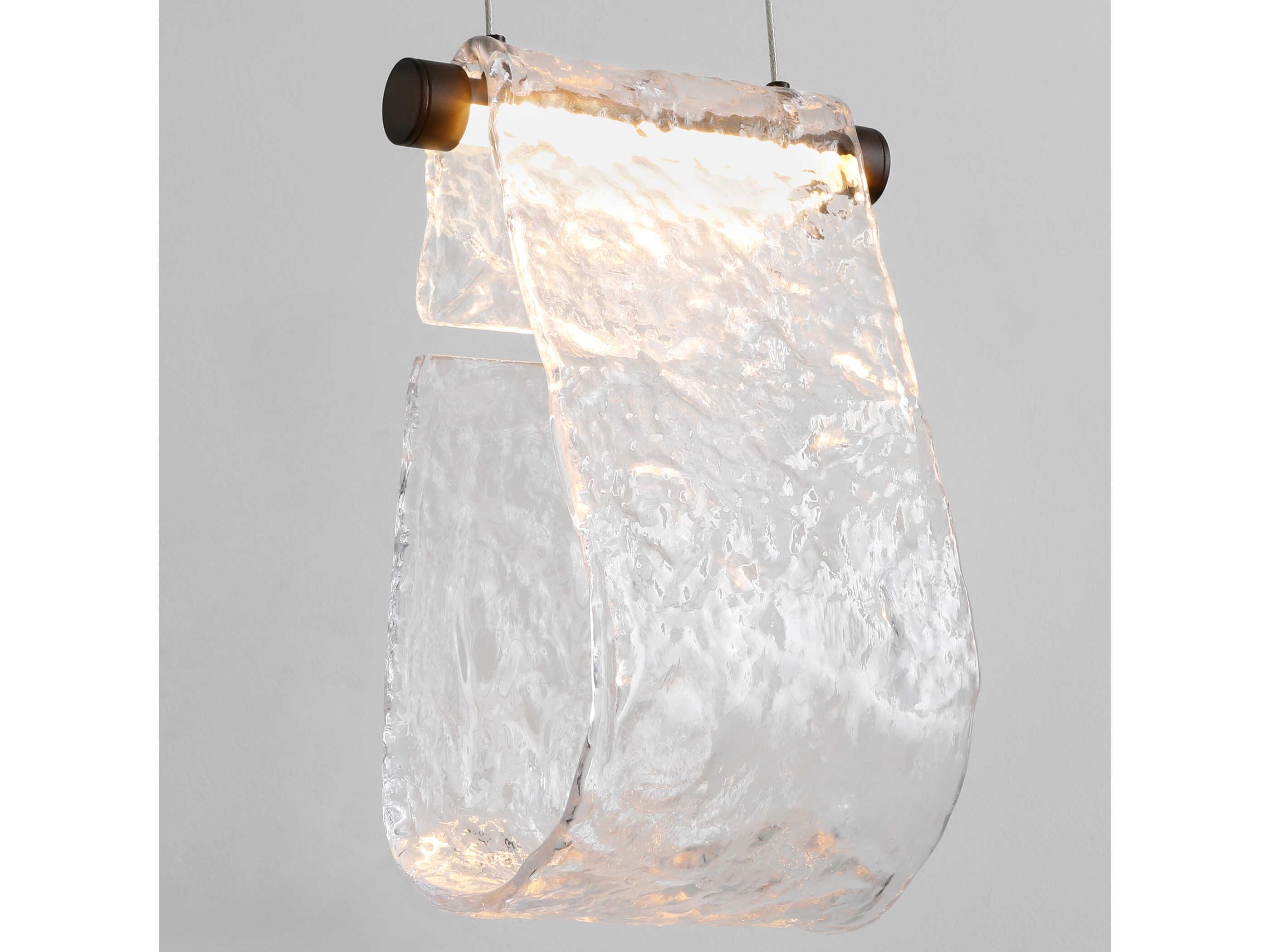 Oxygen by Quorum Veer 1-Light Black Mini Pendant