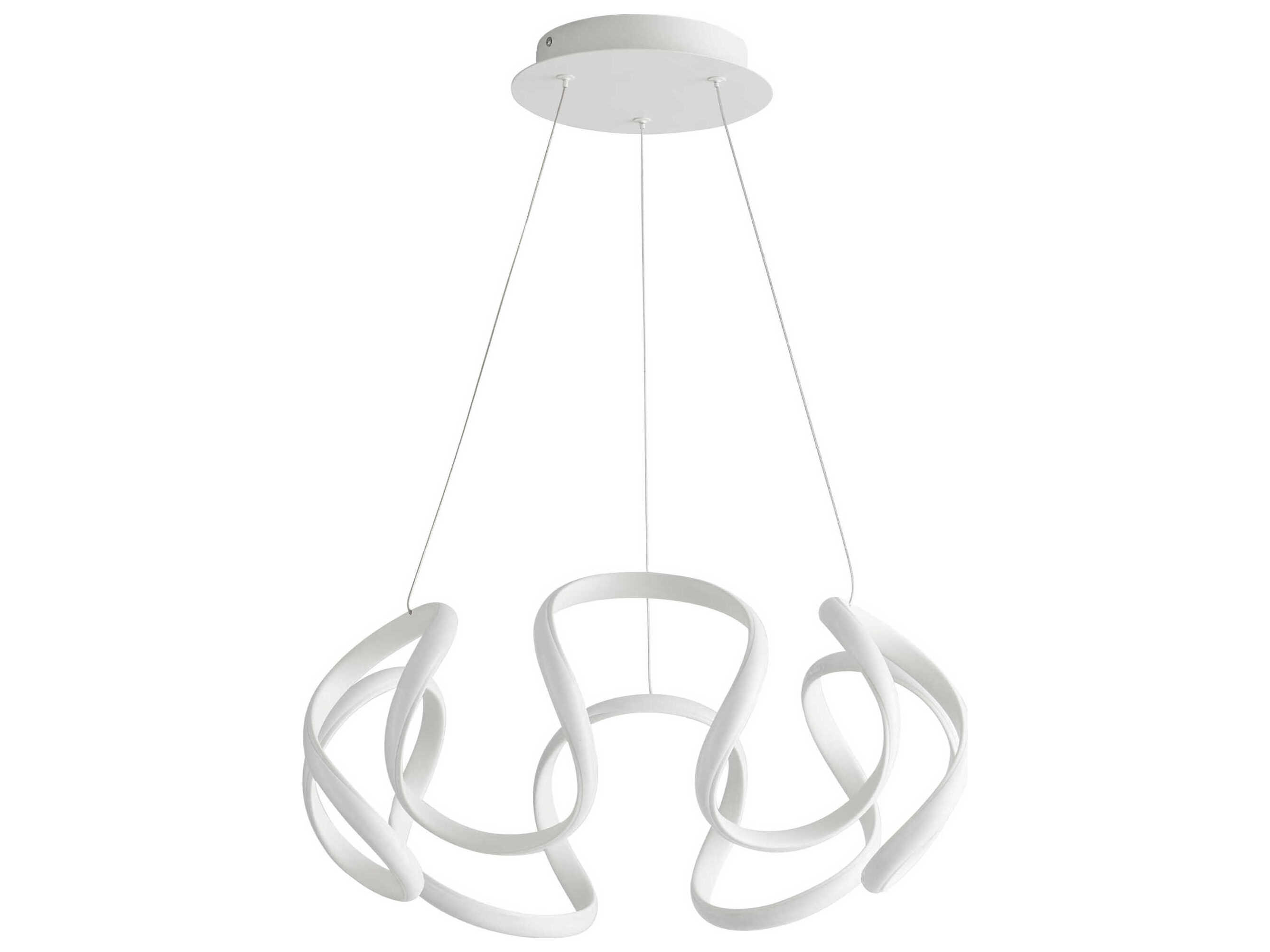 Oxygen by Quorum Cirro 1-Light White Pendant