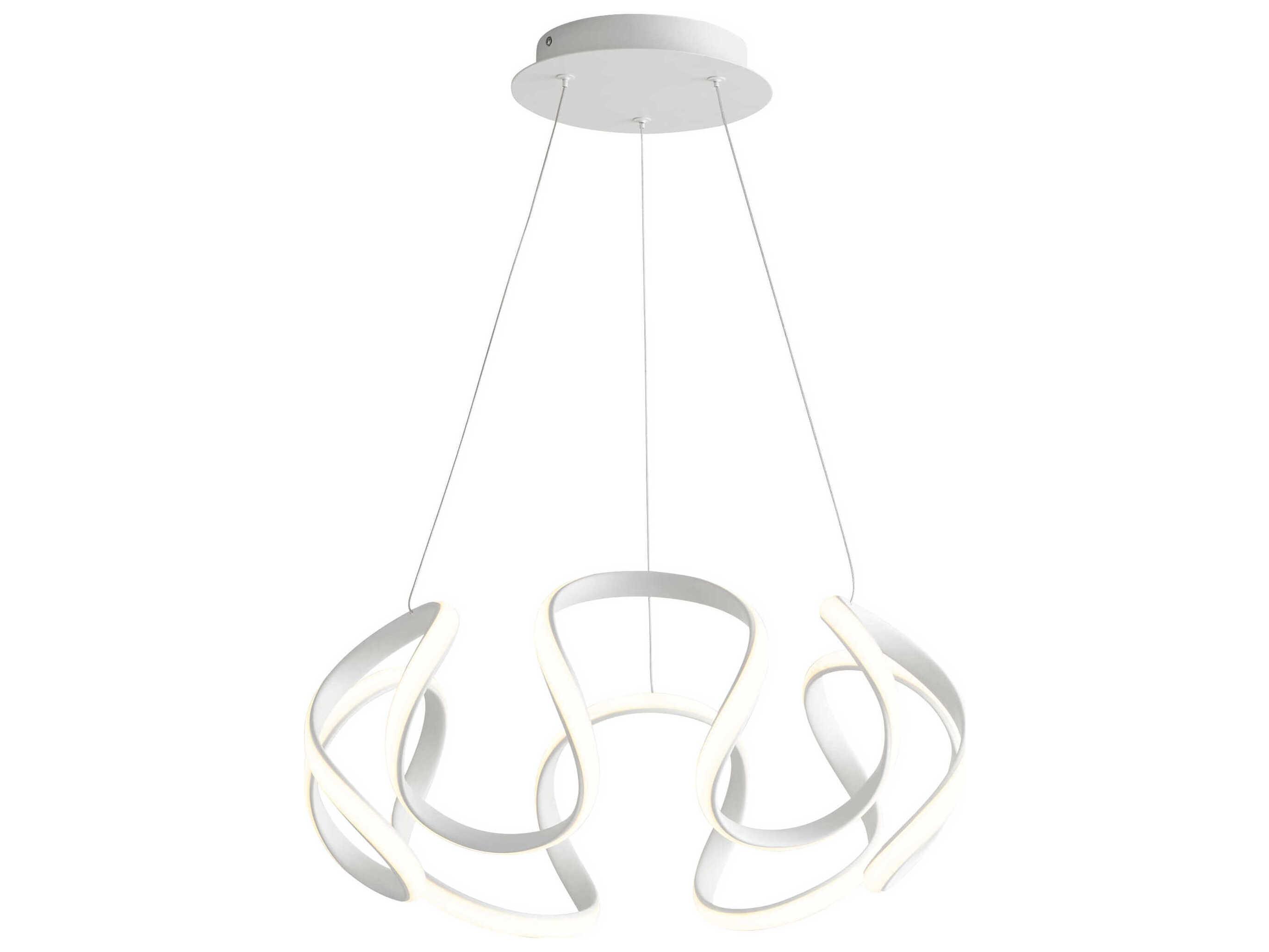 Oxygen by Quorum Cirro 1-Light White Pendant