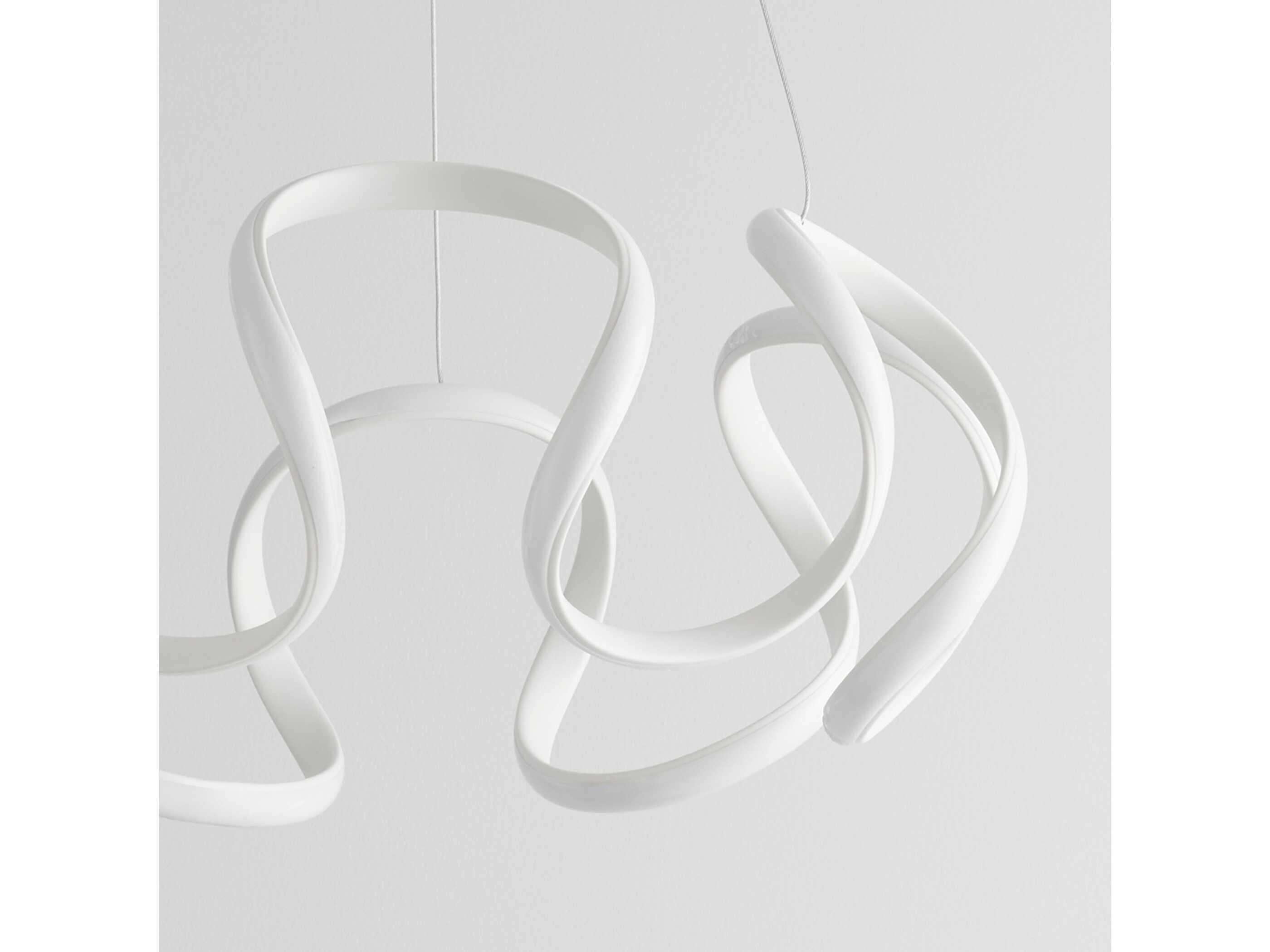 Oxygen by Quorum Cirro 1-Light White Pendant
