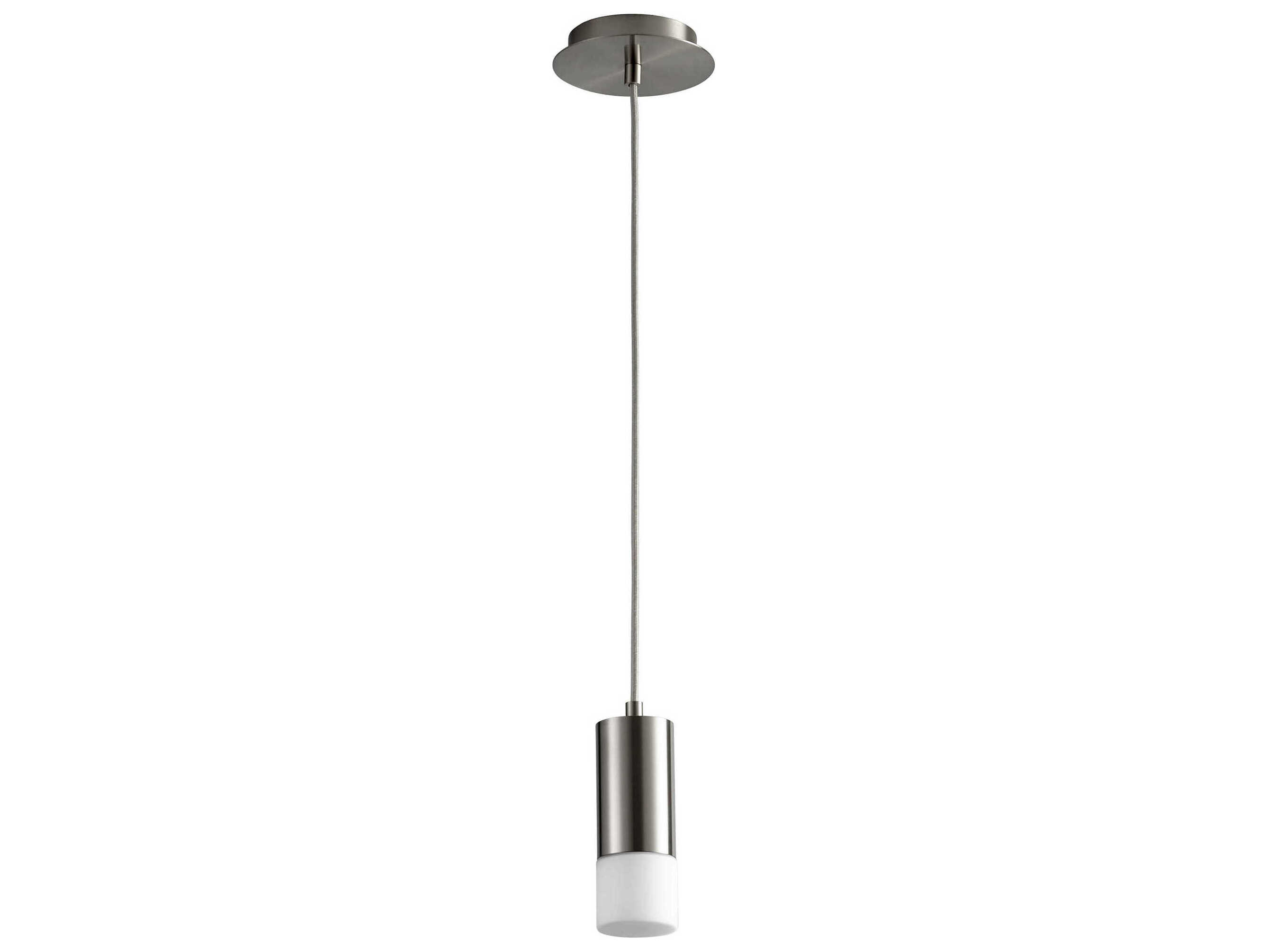 Oxygen by Quorum Magneta 1-Light Satin Nickel Mini Pendant
