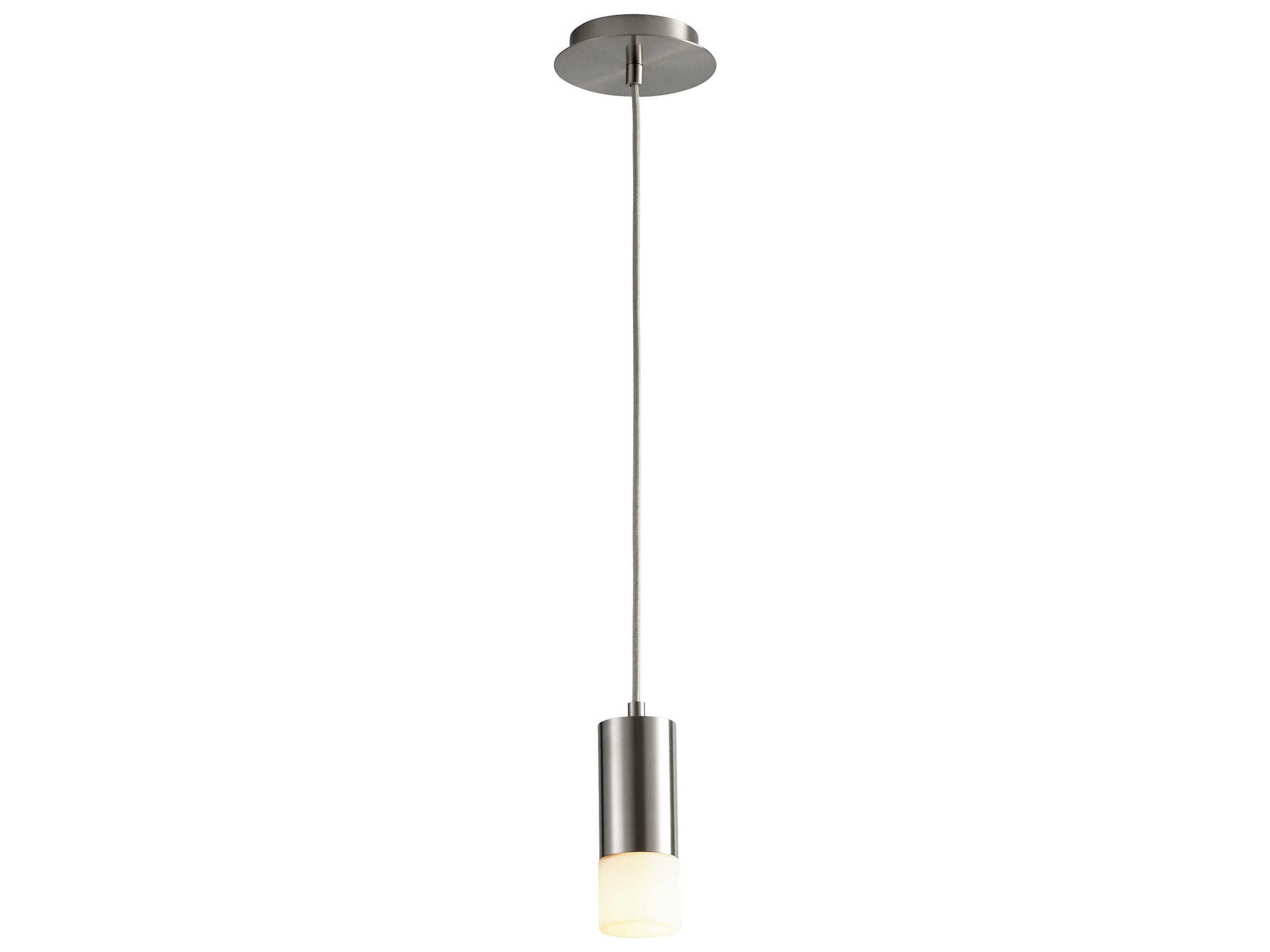 Oxygen by Quorum Magneta 1-Light Satin Nickel Mini Pendant