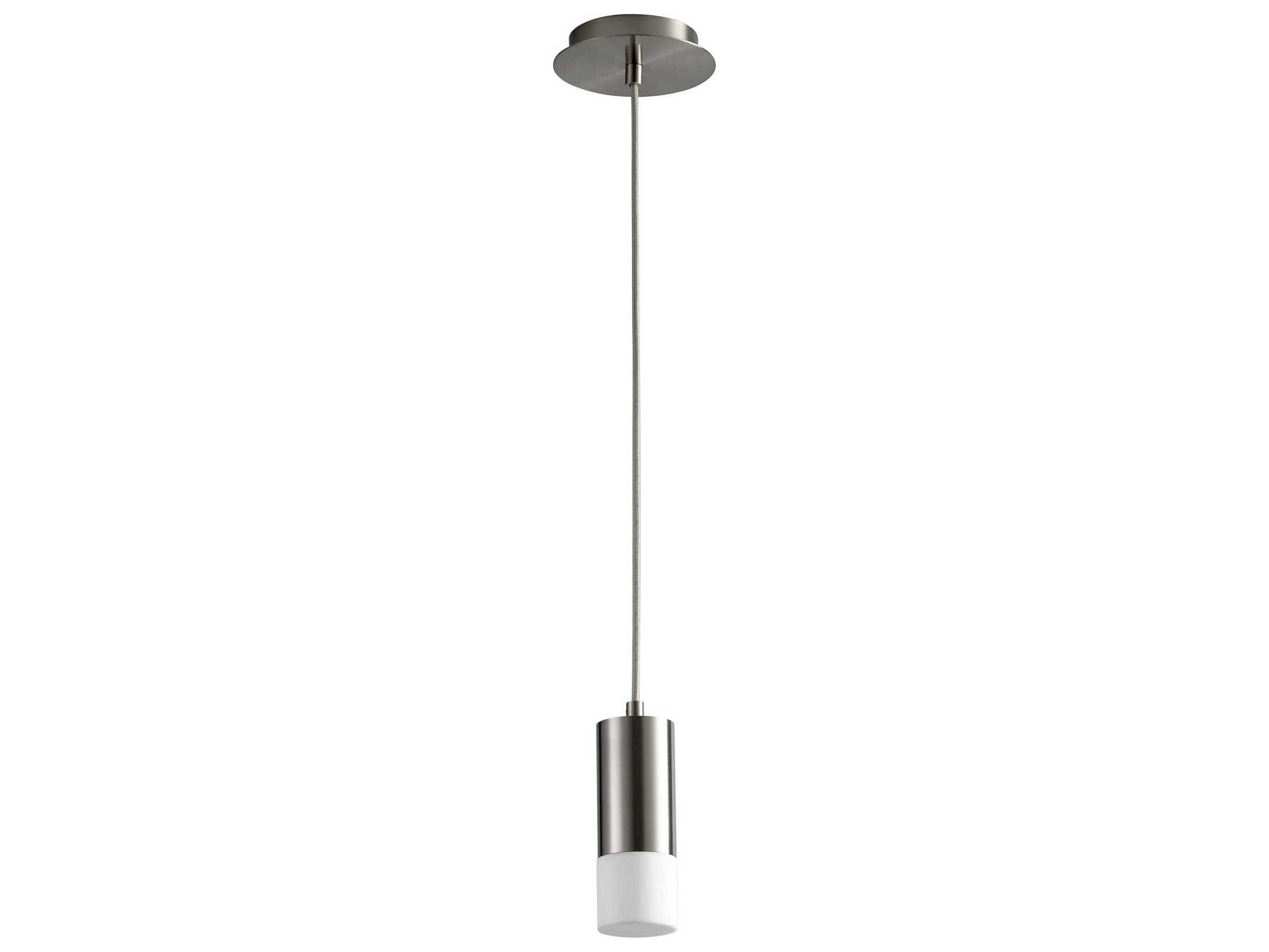 Oxygen by Quorum Magneta 1-Light Satin Nickel Mini Pendant