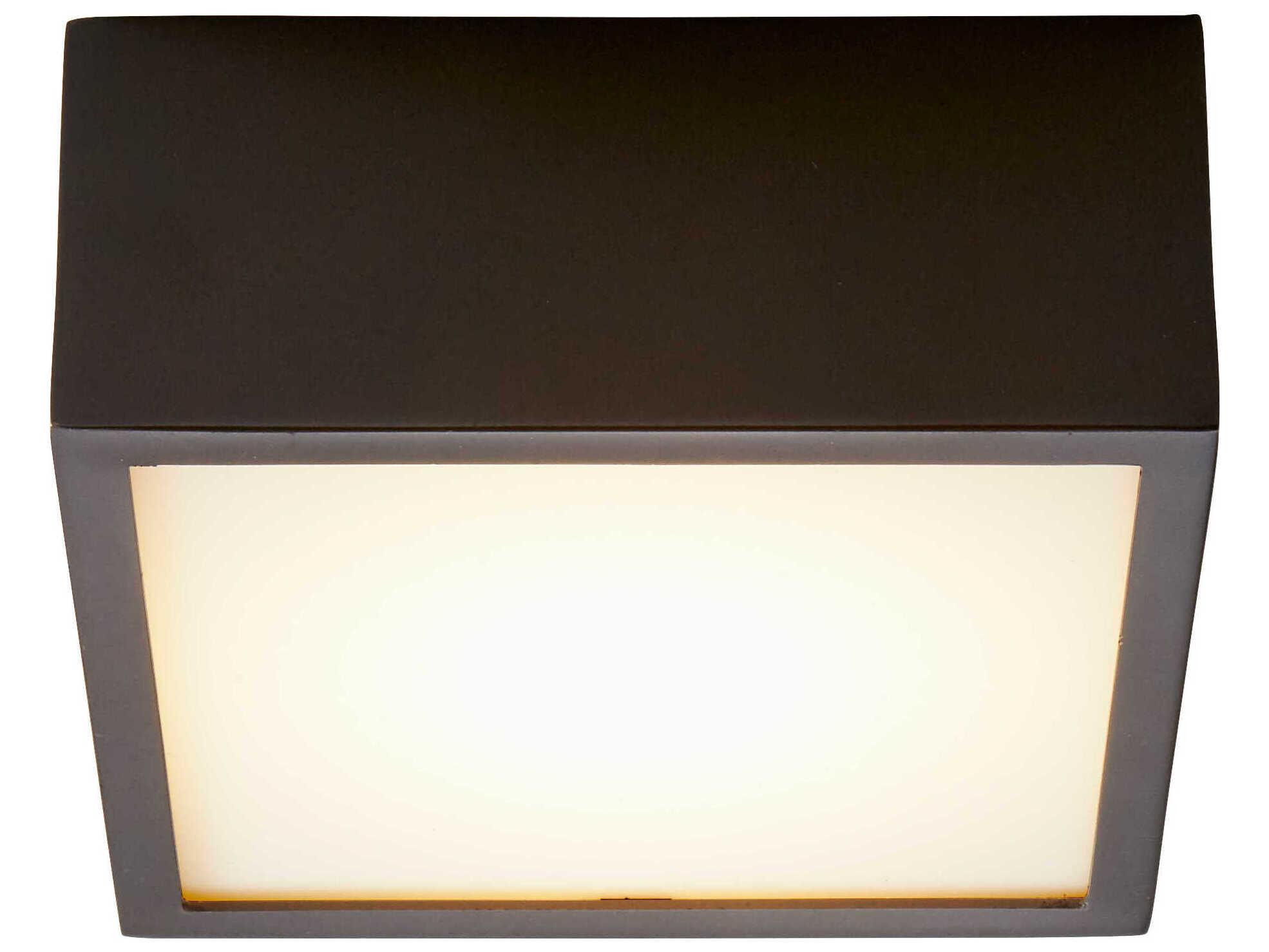 Oxygen by Quorum Pyxis 1-Light Oiled Bronze Flush Mount
