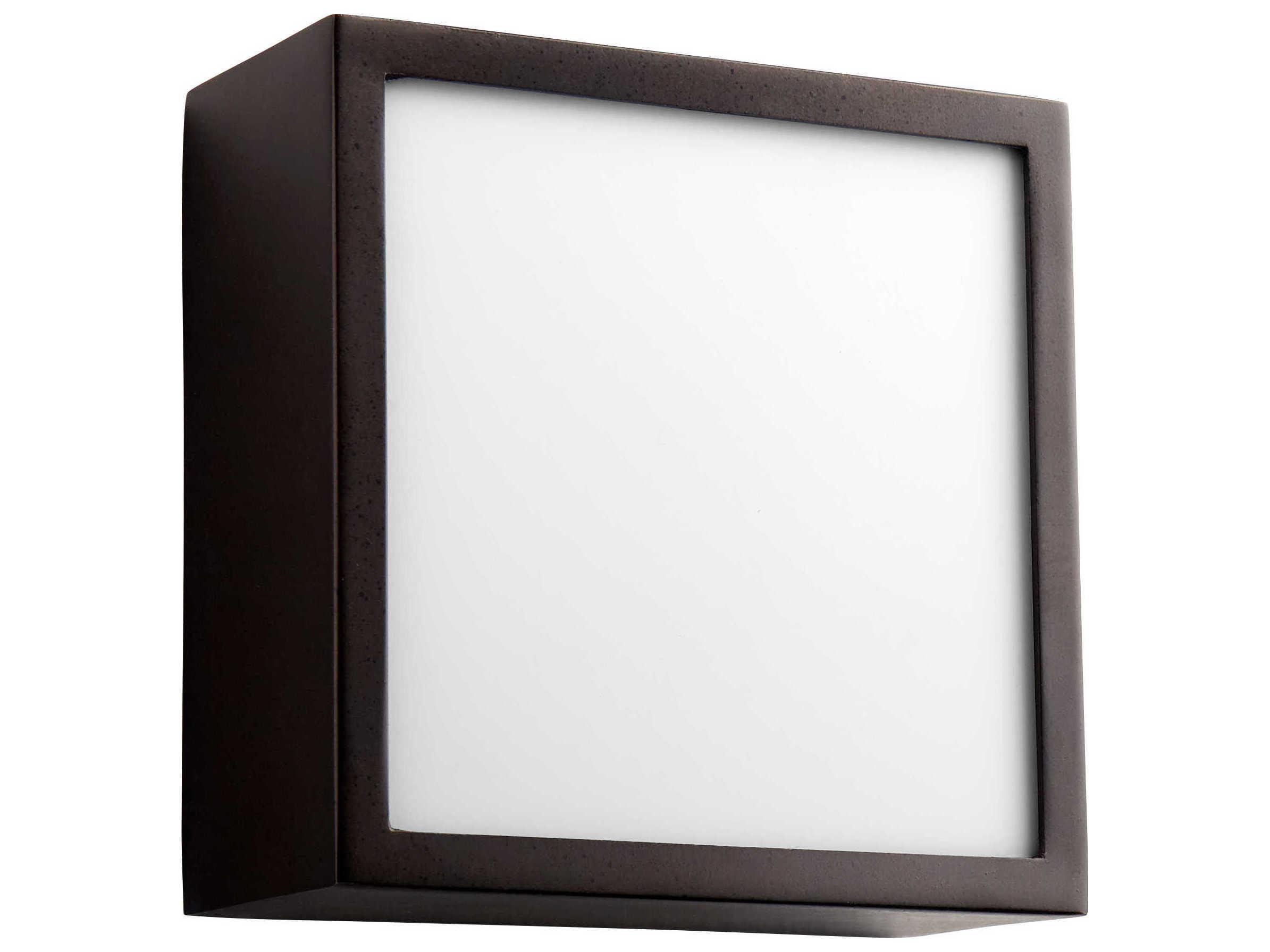 Oxygen by Quorum Pyxis 1-Light Oiled Bronze Flush Mount