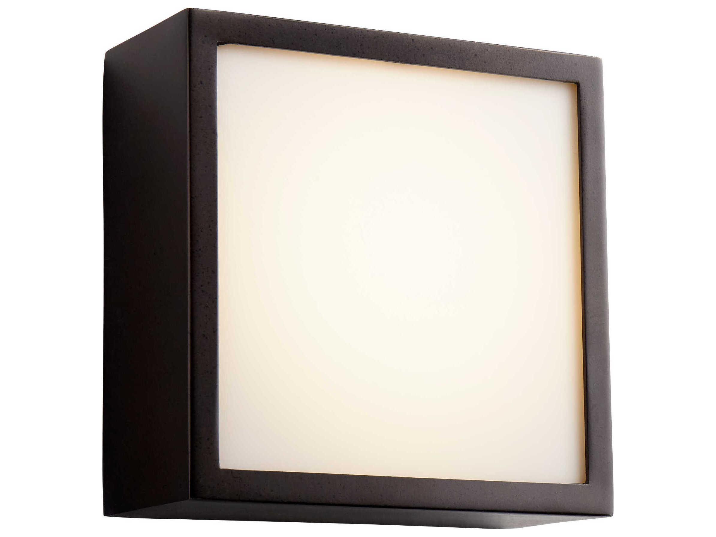 Oxygen by Quorum Pyxis 1-Light Oiled Bronze Flush Mount
