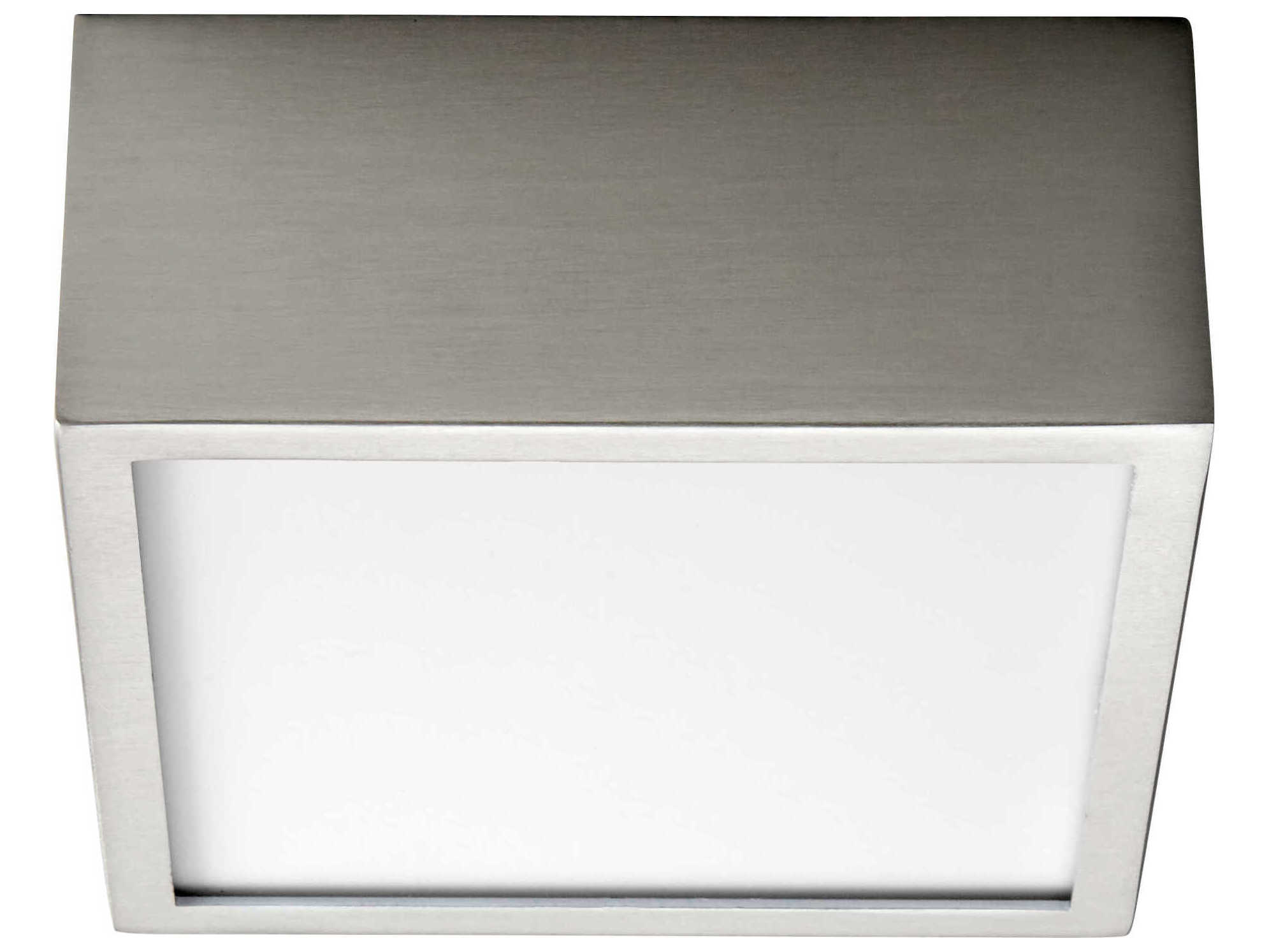 Oxygen by Quorum Pyxis 1-Light Satin Nickel Flush Mount