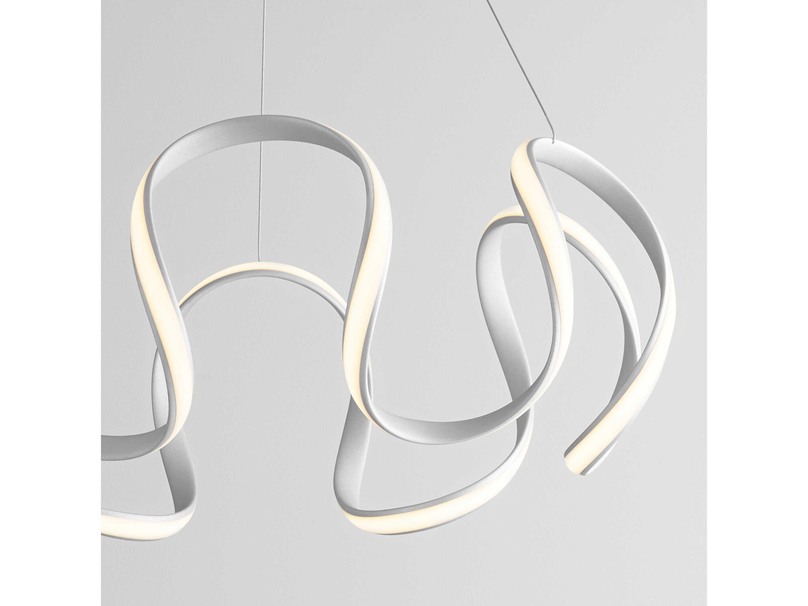 Oxygen by Quorum Cirro 1-Light Silver Graphite Pendant