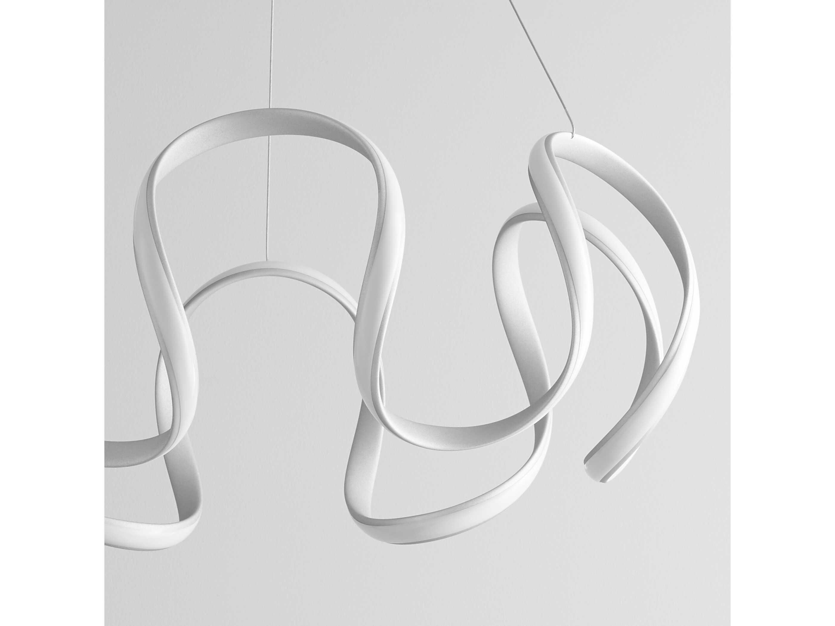 Oxygen by Quorum Cirro 1-Light Silver Graphite Pendant