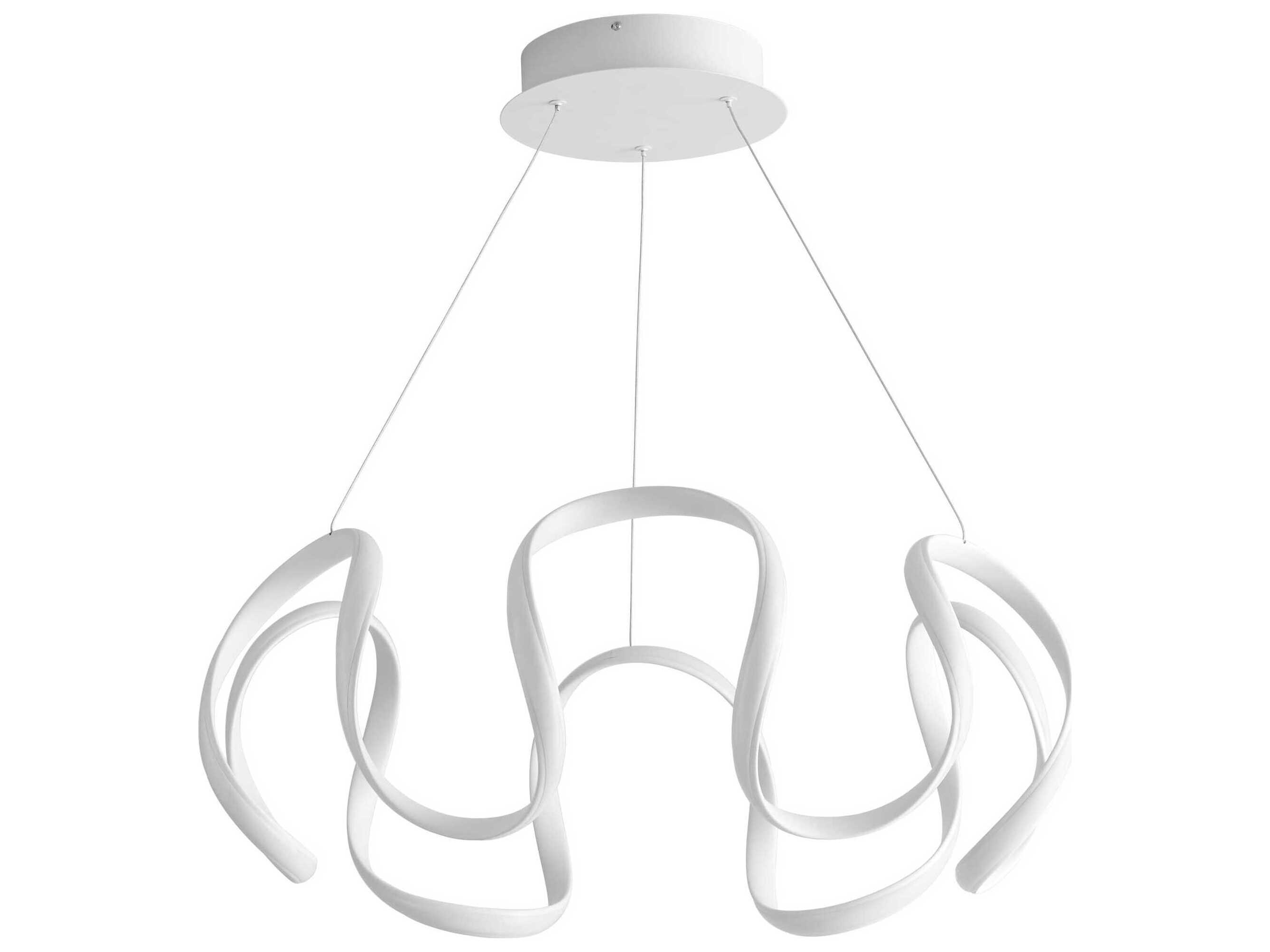 Oxygen by Quorum Cirro 1-Light White Pendant