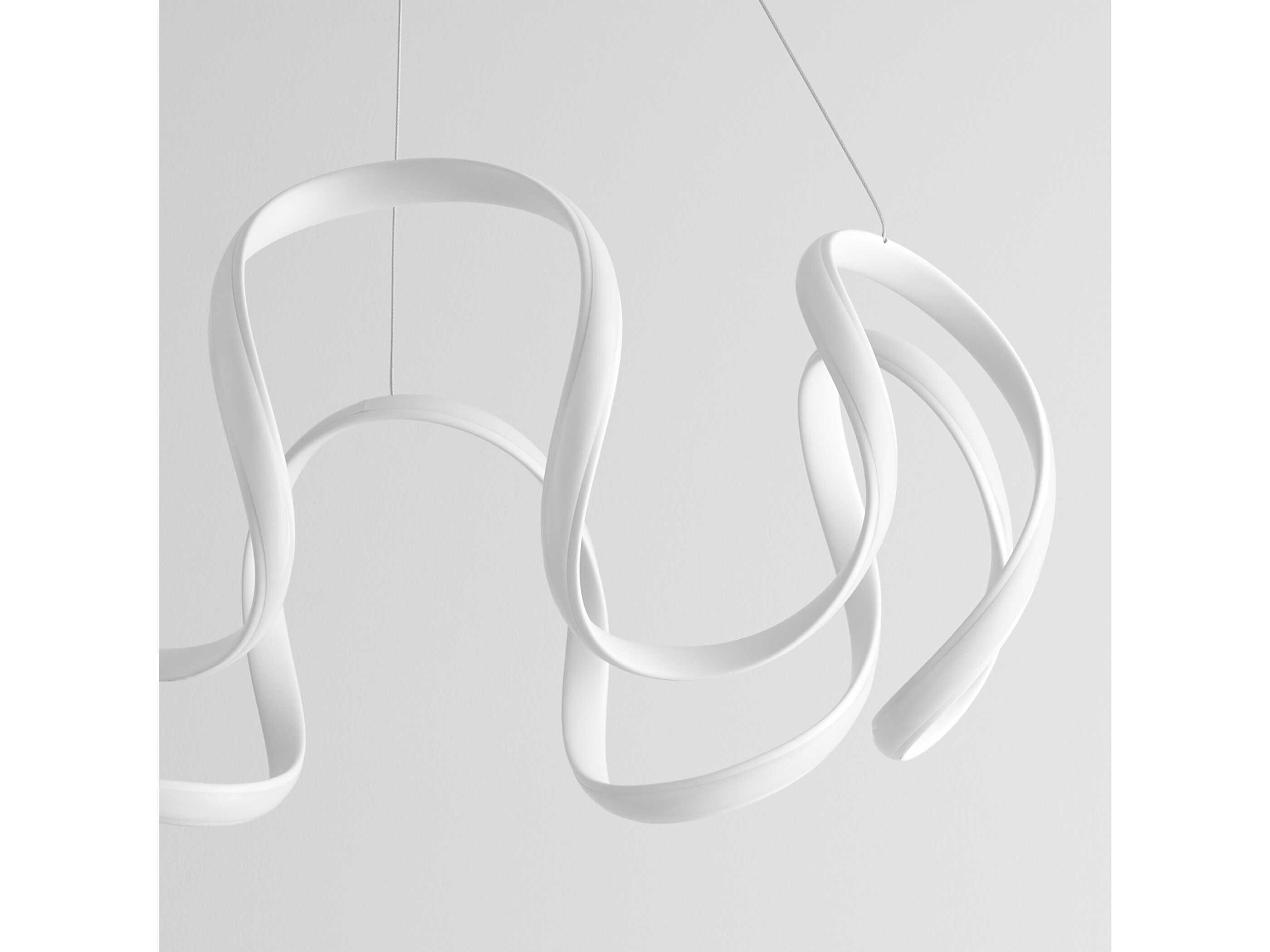 Oxygen by Quorum Cirro 1-Light White Pendant