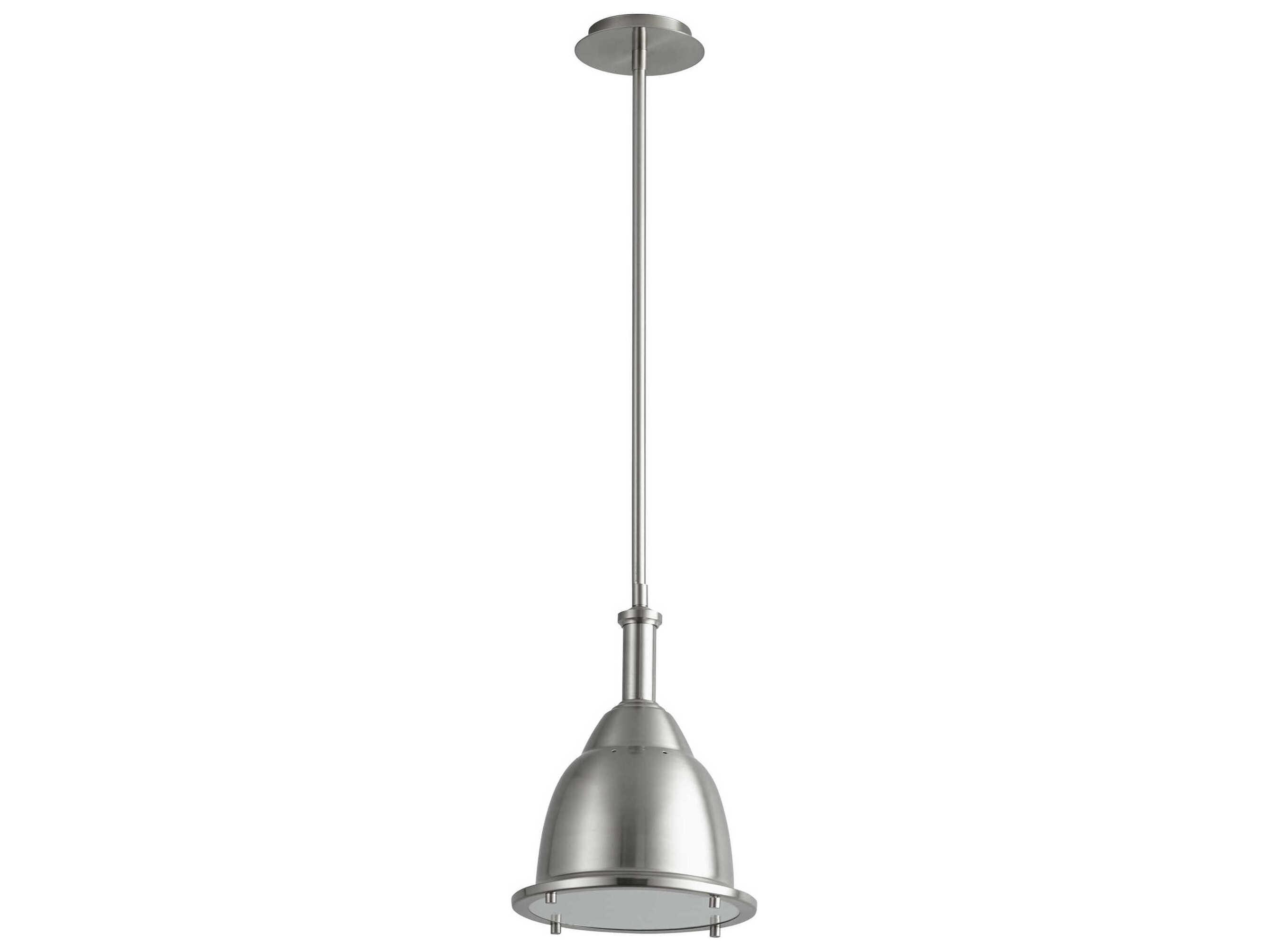 Oxygen by Quorum Ruvo 1-Light Satin Nickel Mini Pendant