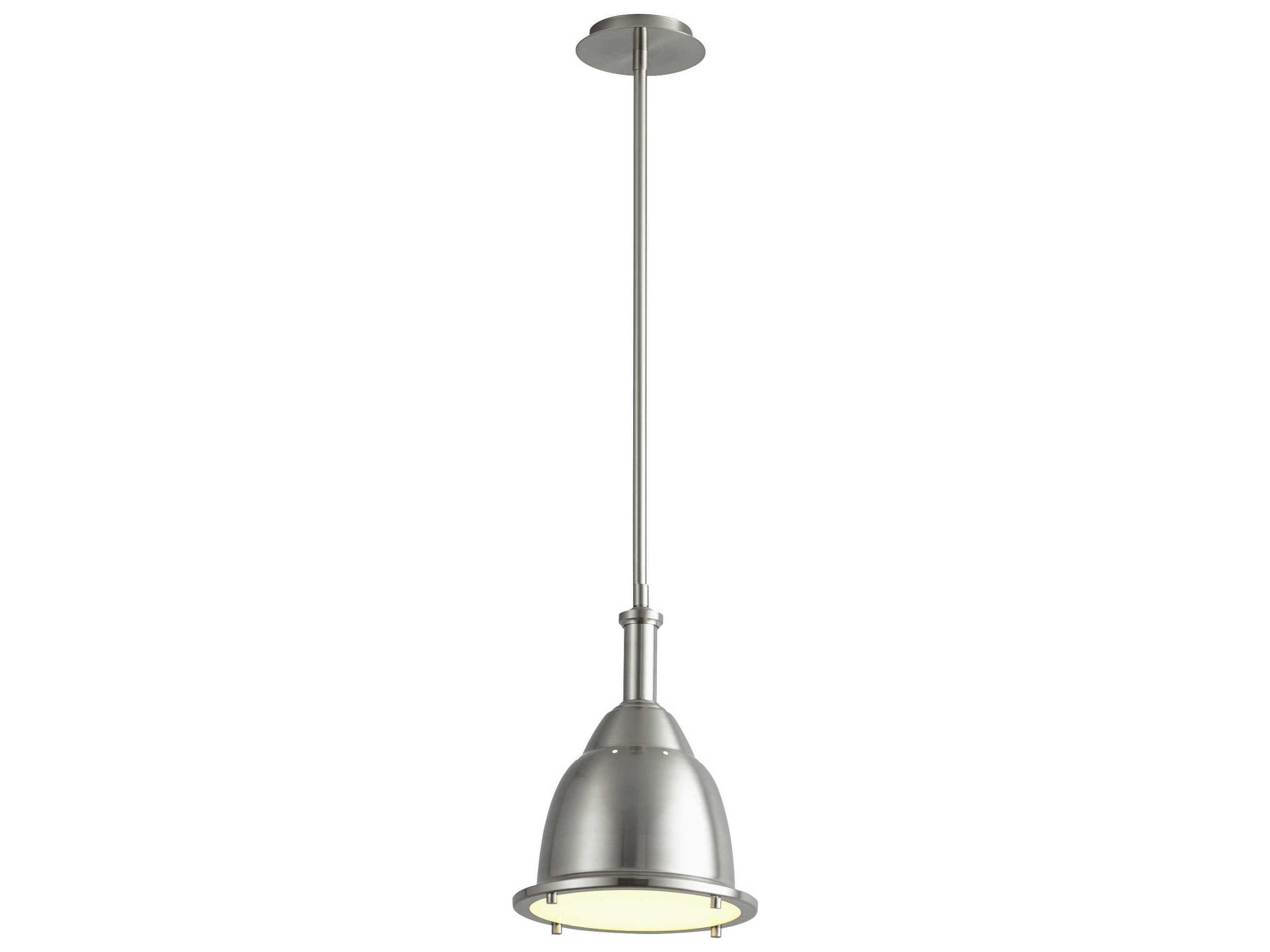 Oxygen by Quorum Ruvo 1-Light Satin Nickel Mini Pendant