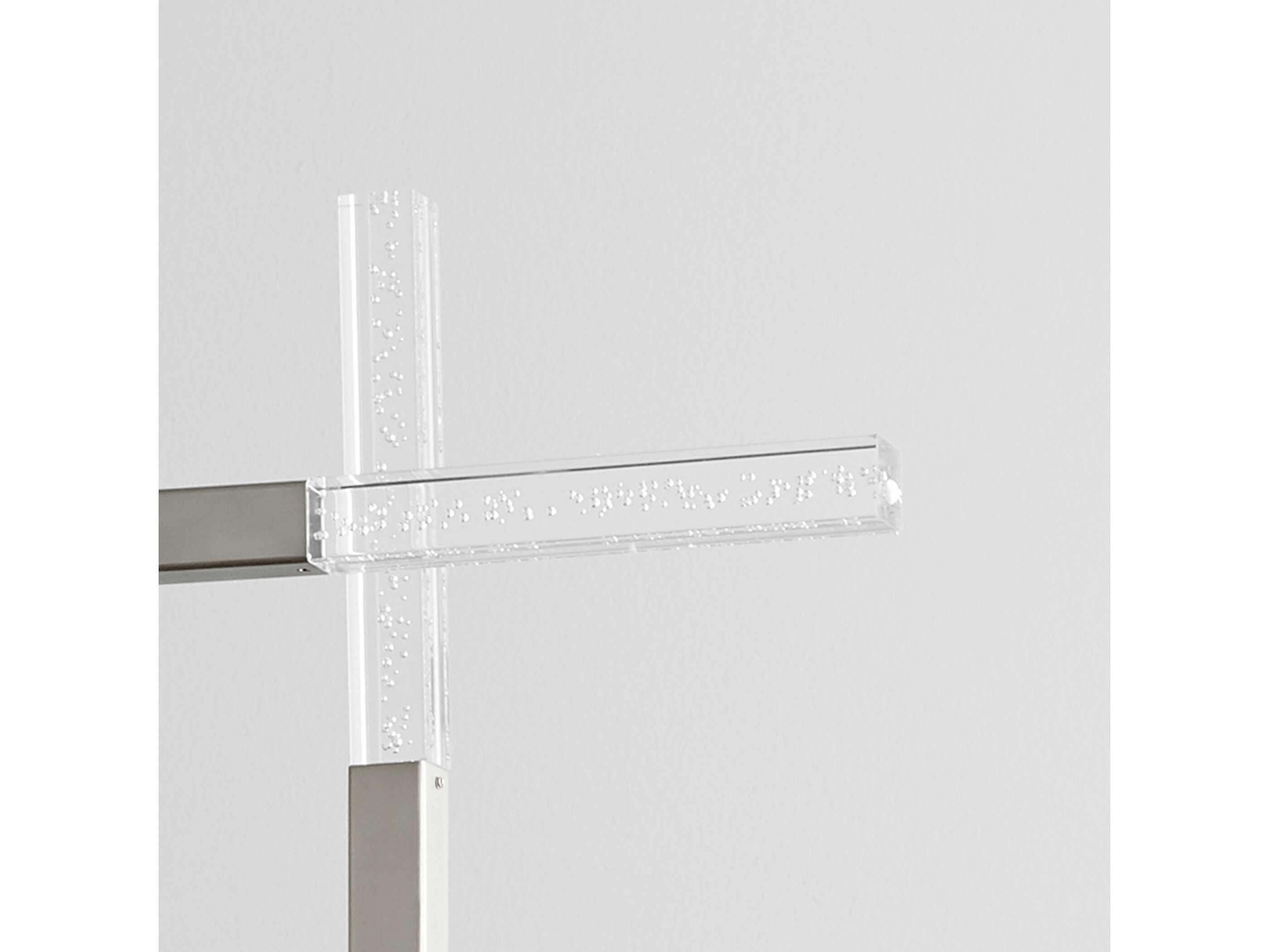 Oxygen by Quorum Atlantis 9-Light Satin Nickel Linear Chandelier