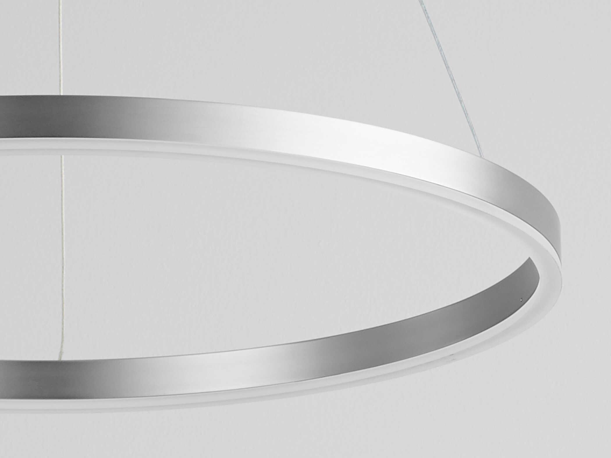 Oxygen by Quorum Circulo 1-Light Satin Nickel Pendant
