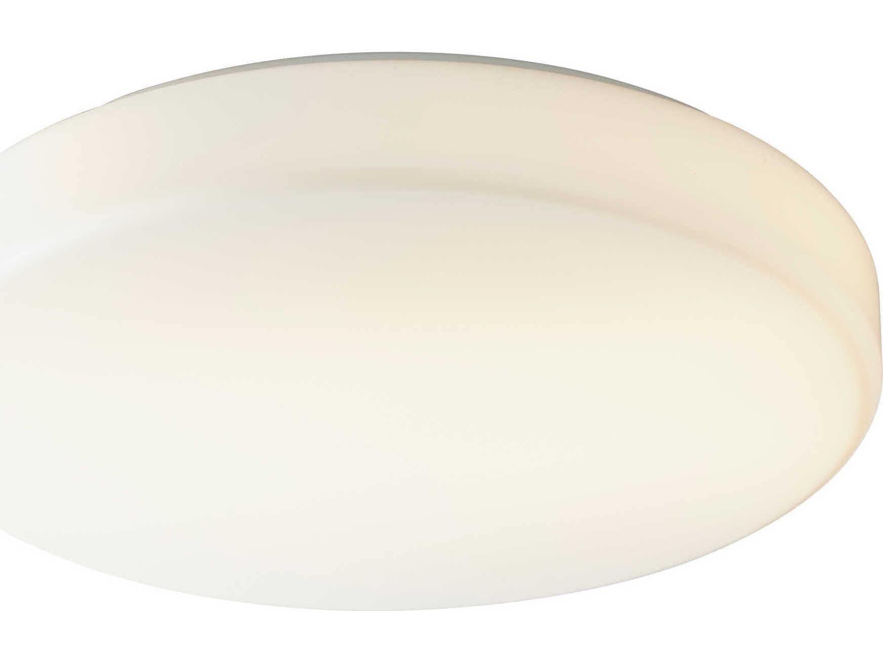 Oxygen by Quorum Rhythm 2-Light White Flush Mount